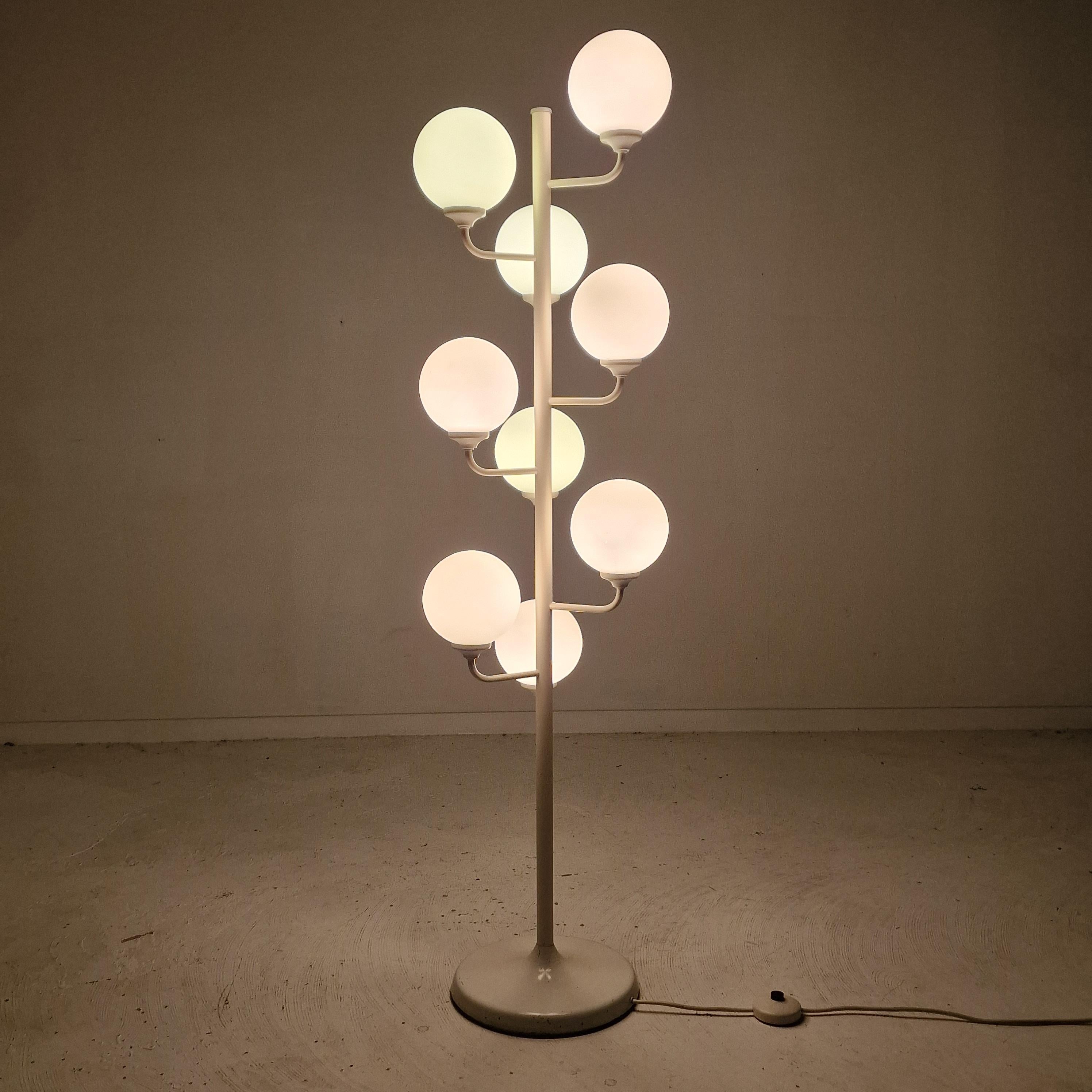 Mid-Century Modern Floor Lamp by Kaiser Leuchten, Germany 1980s For Sale