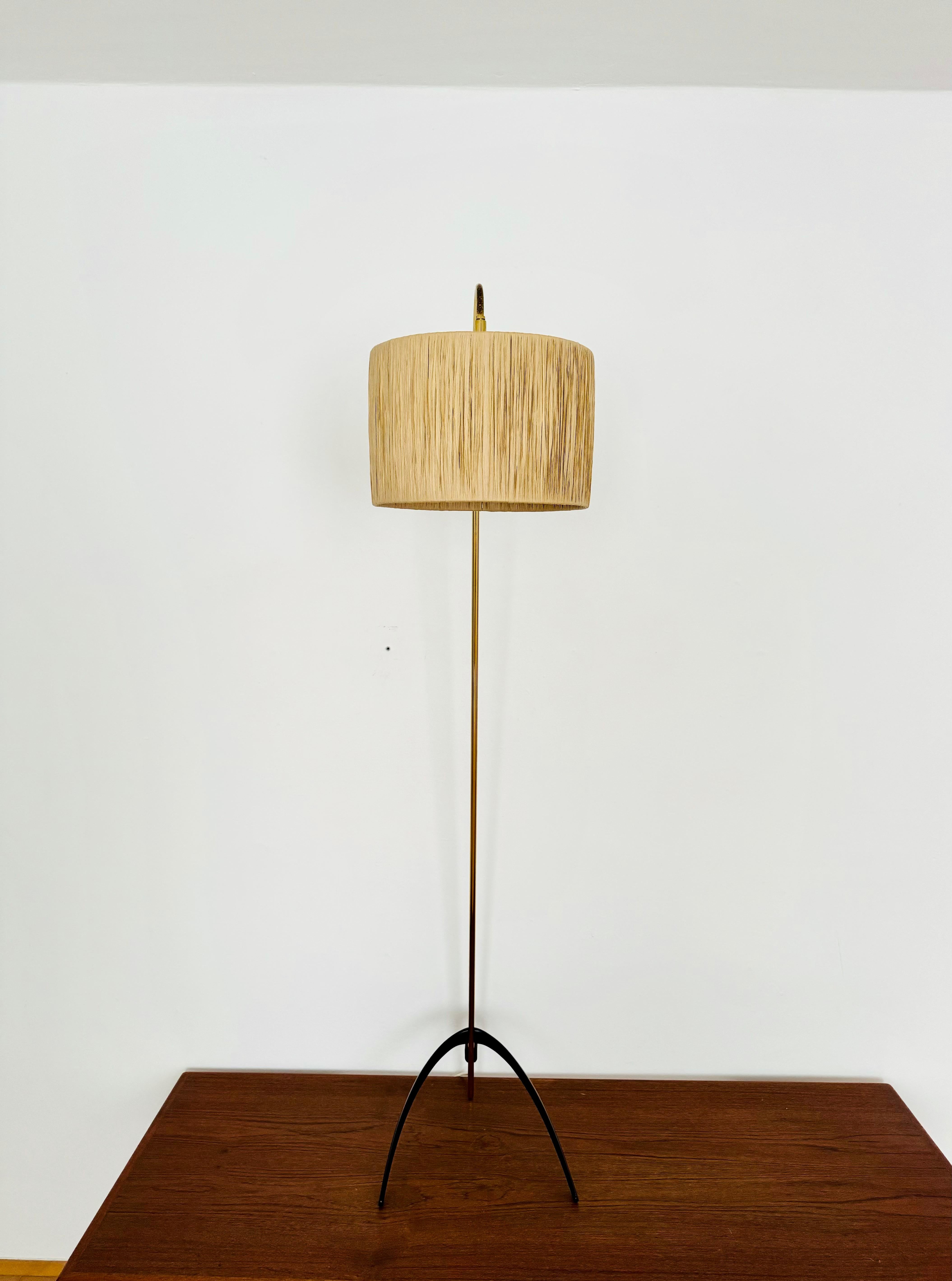 German Floor Lamp by Kristian Dell for Kaiser Idell For Sale