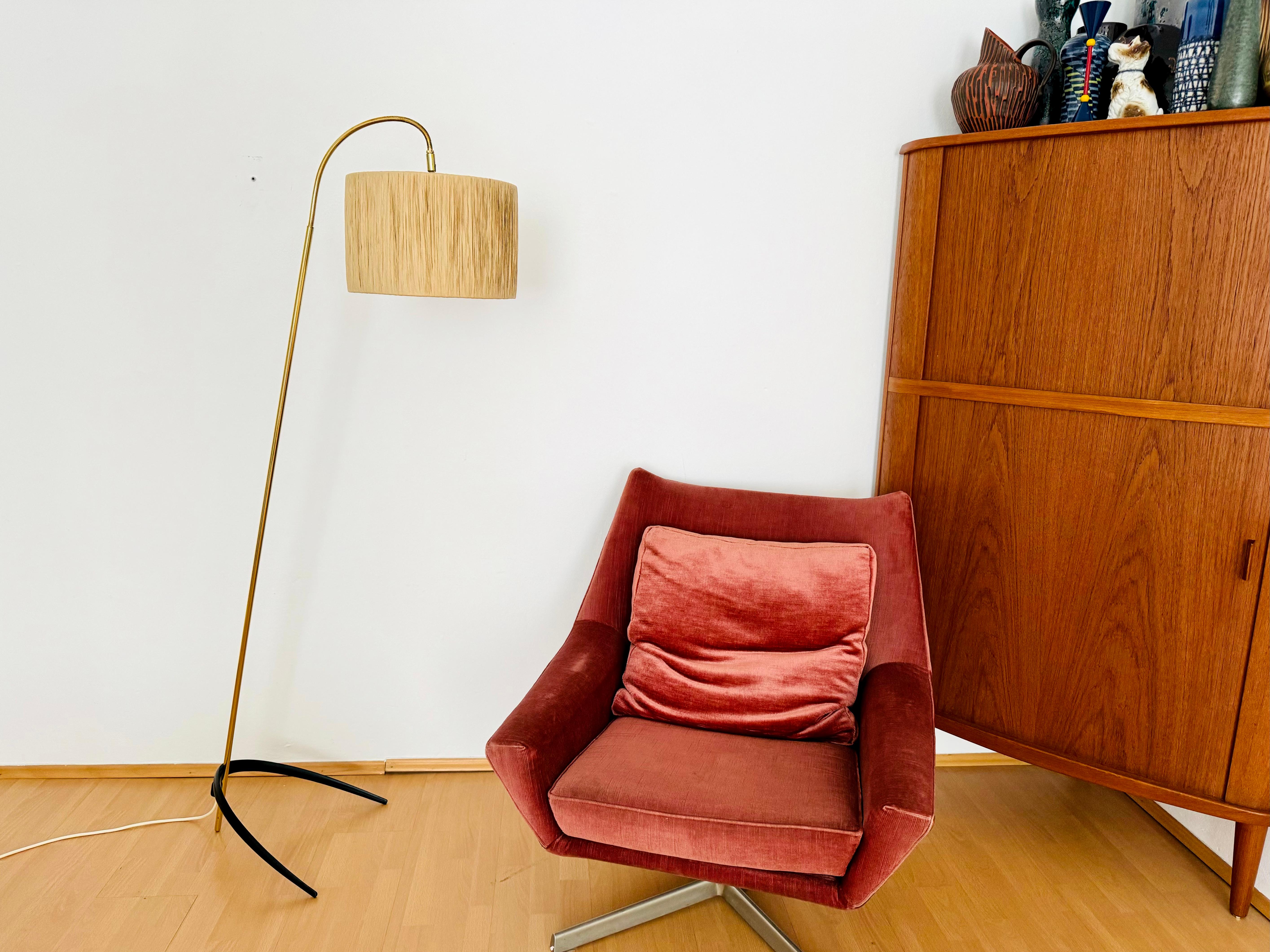 Metal Floor Lamp by Kristian Dell for Kaiser Idell For Sale