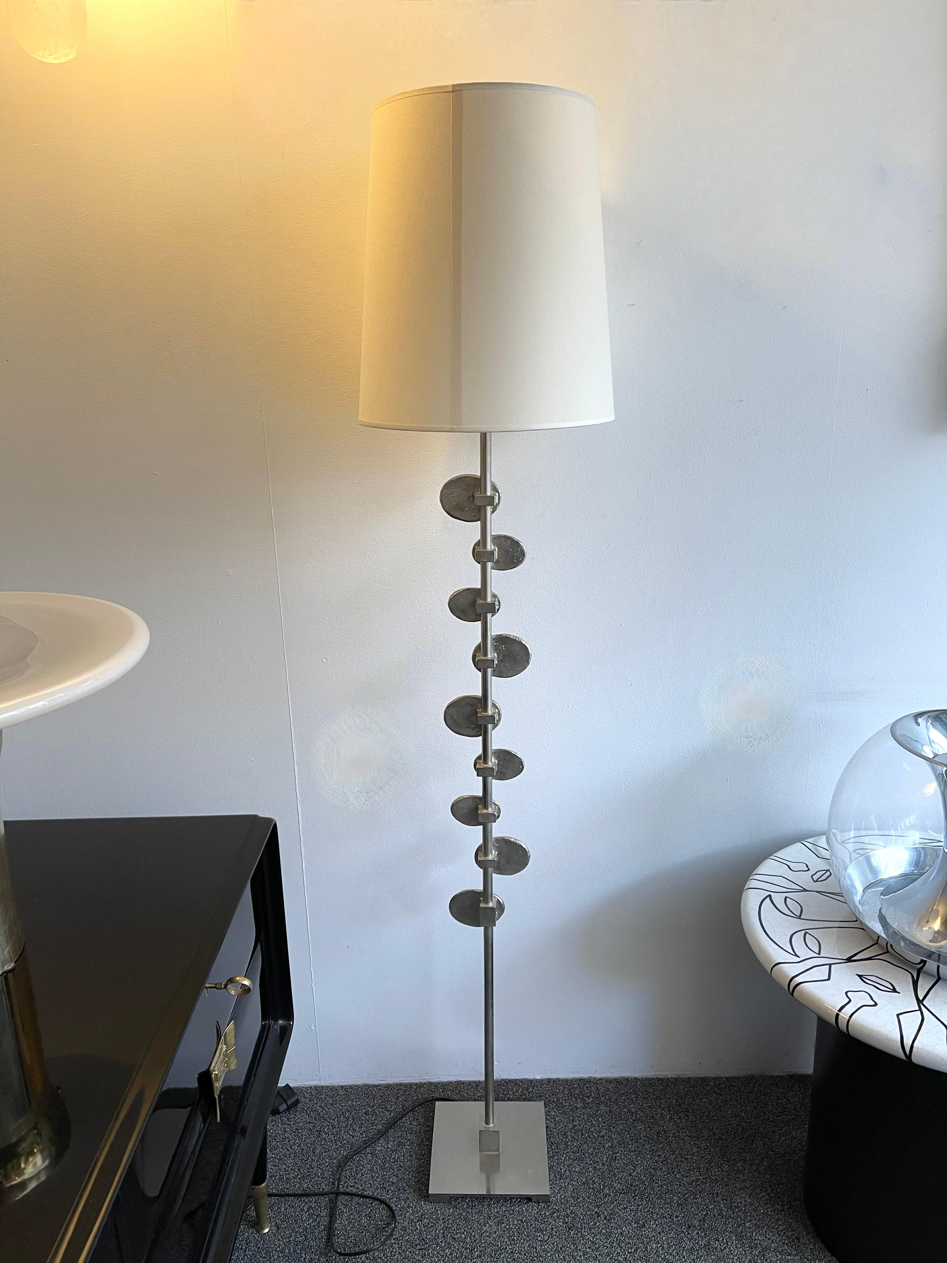 Metal Floor Lamp by Le Héritiers, France, 1990s For Sale