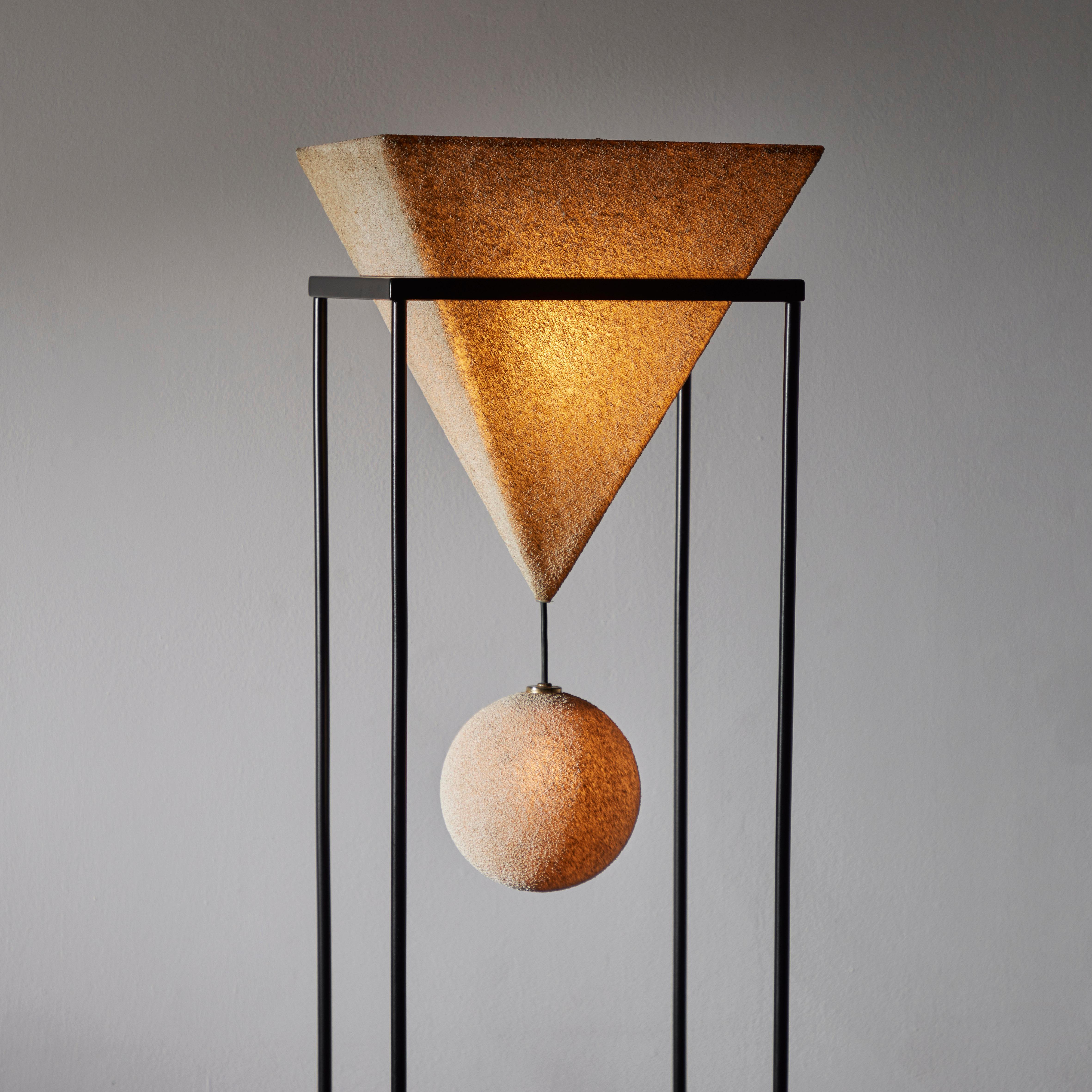 Metal Floor Lamp by Luciano Sartini for Singleton