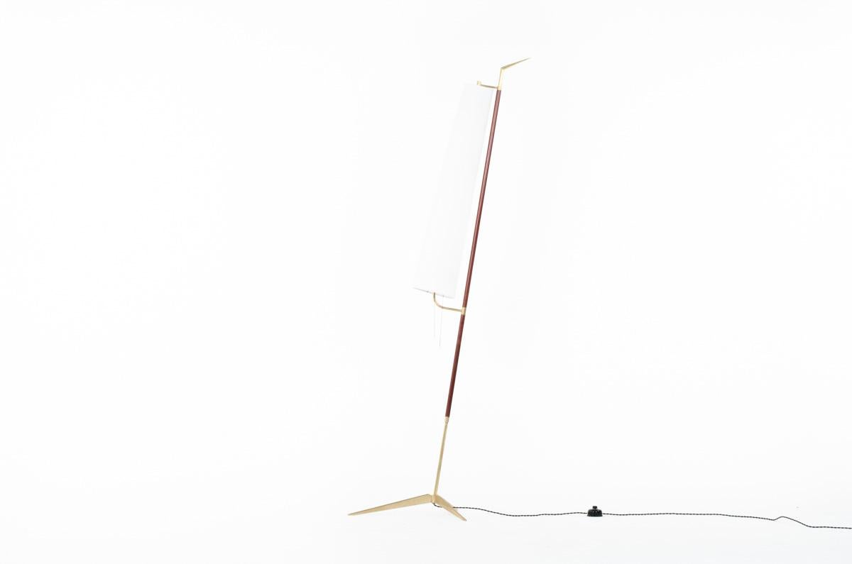 French Floor Lamp by Lunel, 1950 For Sale