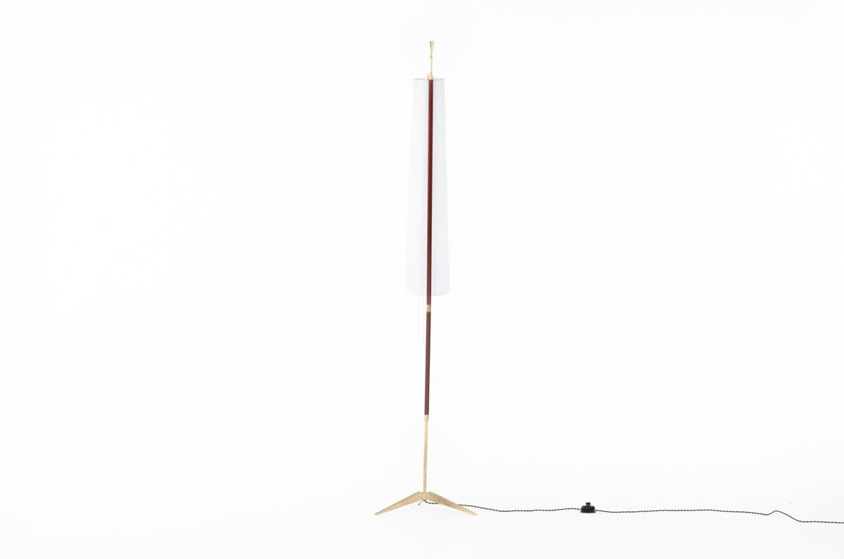 Floor Lamp by Lunel, 1950 In Good Condition For Sale In JASSANS-RIOTTIER, FR