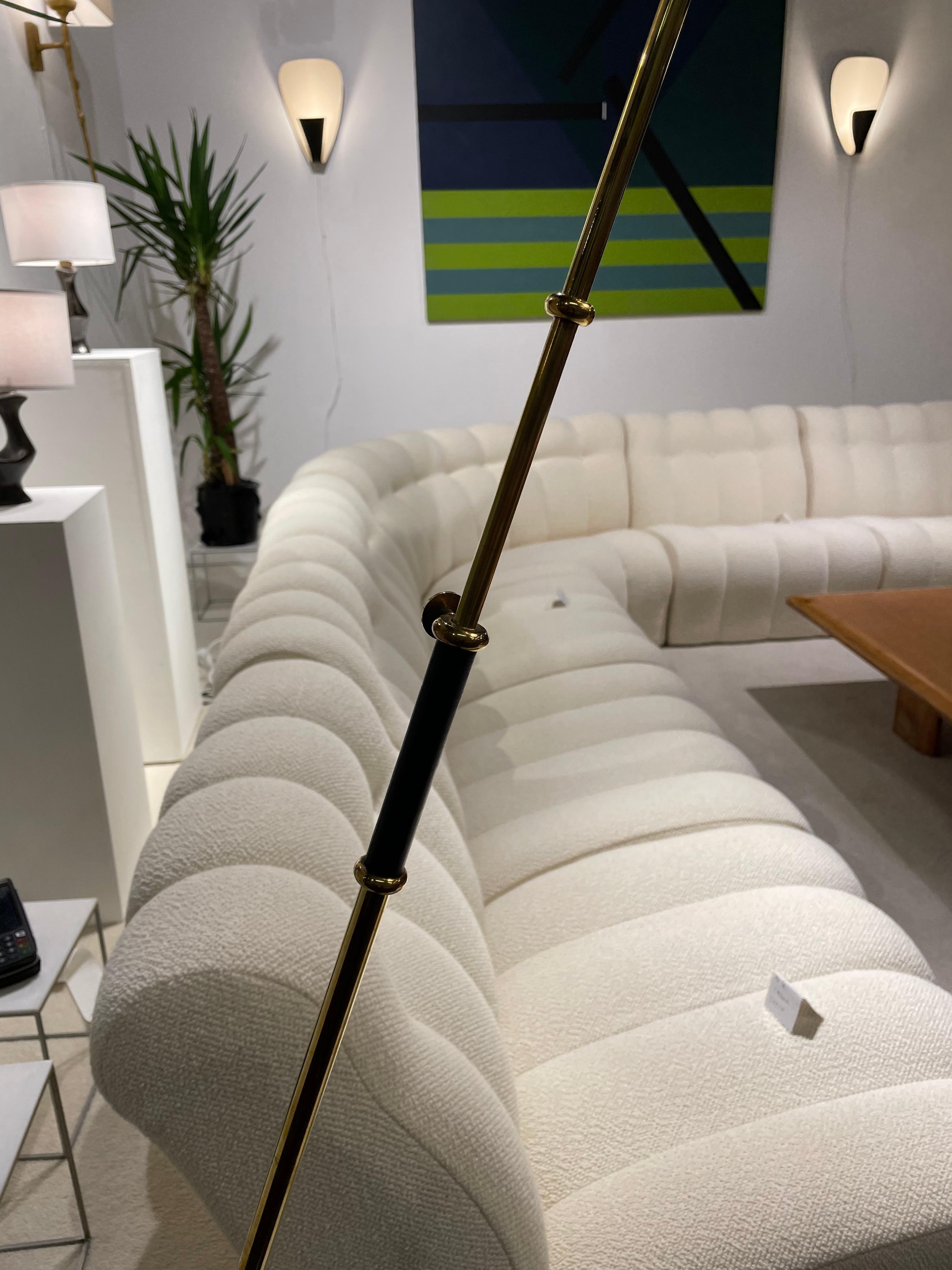 Mid-Century Modern Floor Lamp by Lunel