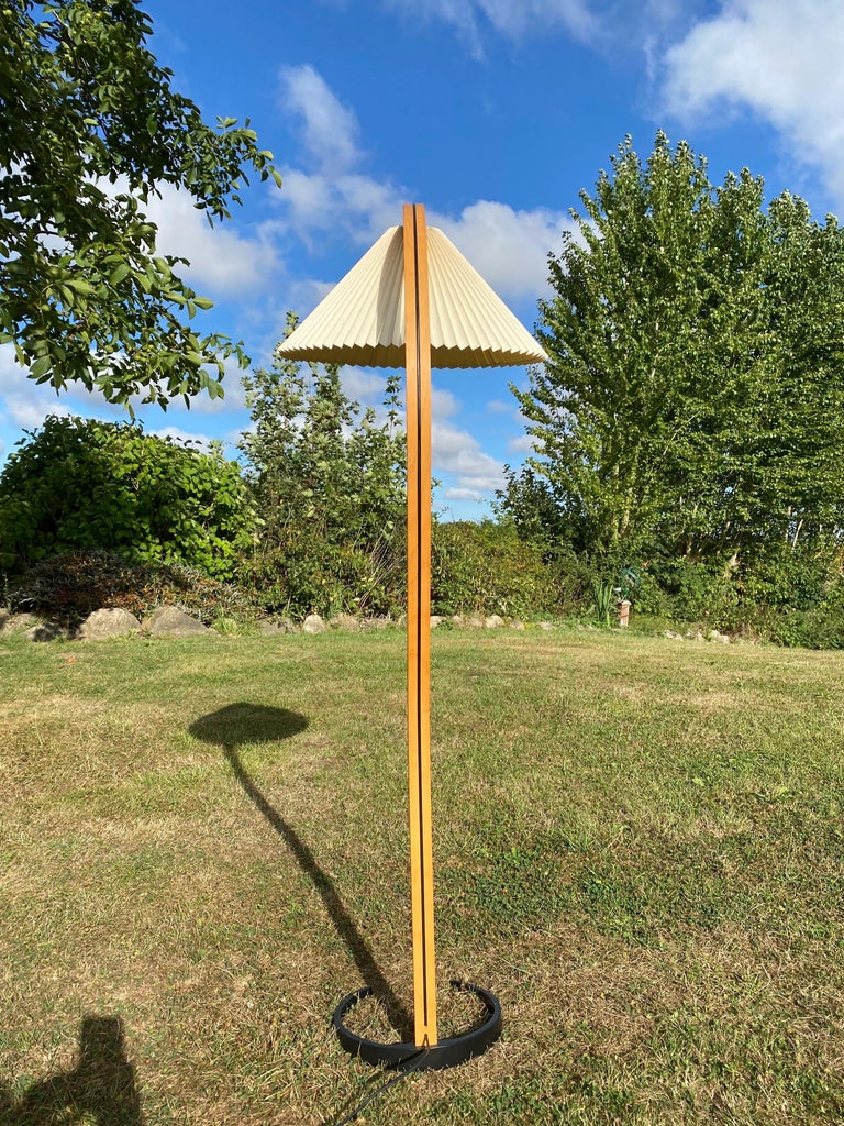 Beech Floor Lamp by Mads Caprani, 1970s For Sale