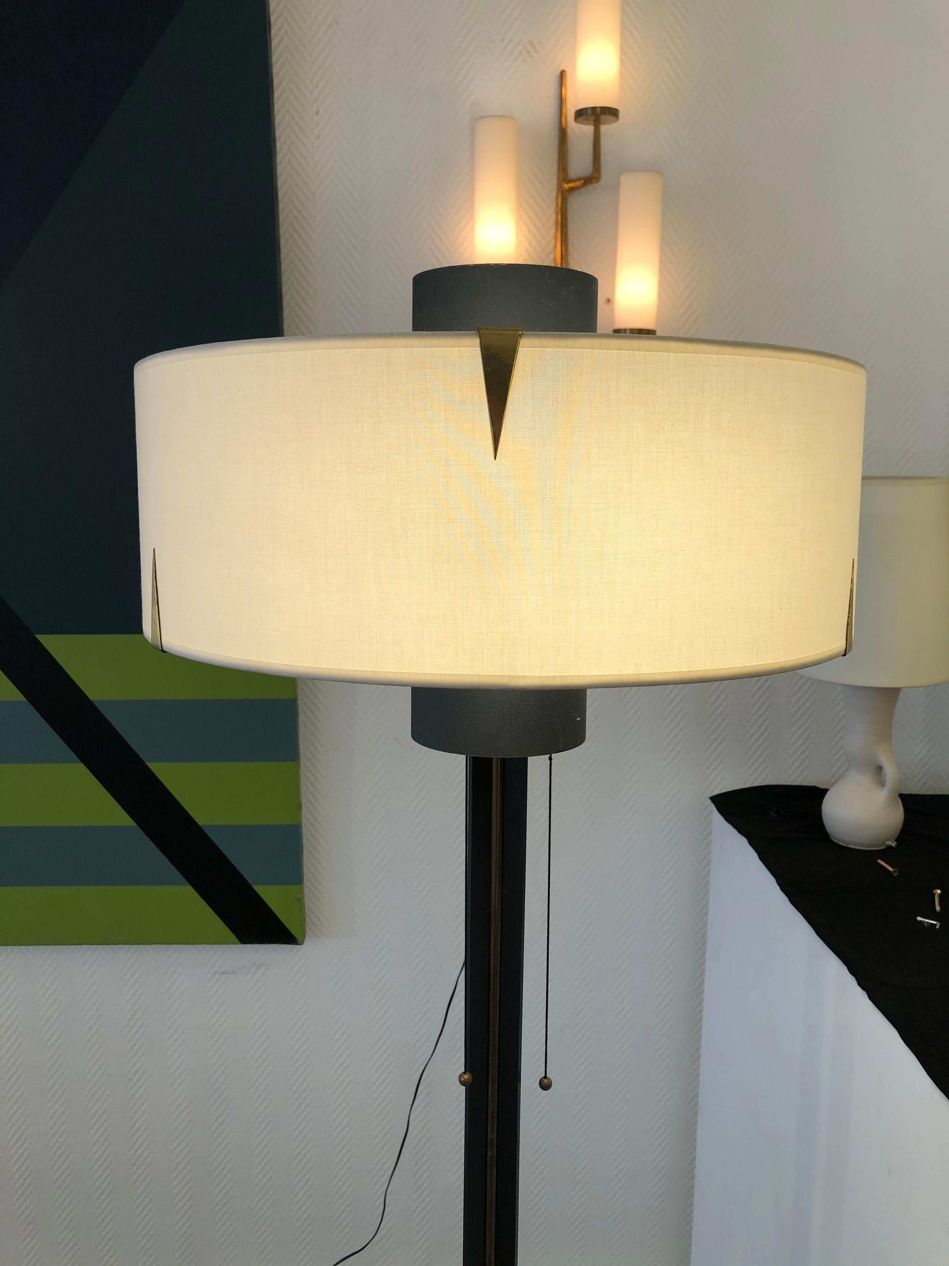 Floor Lamp by Maison Arlus, 1950 For Sale 2
