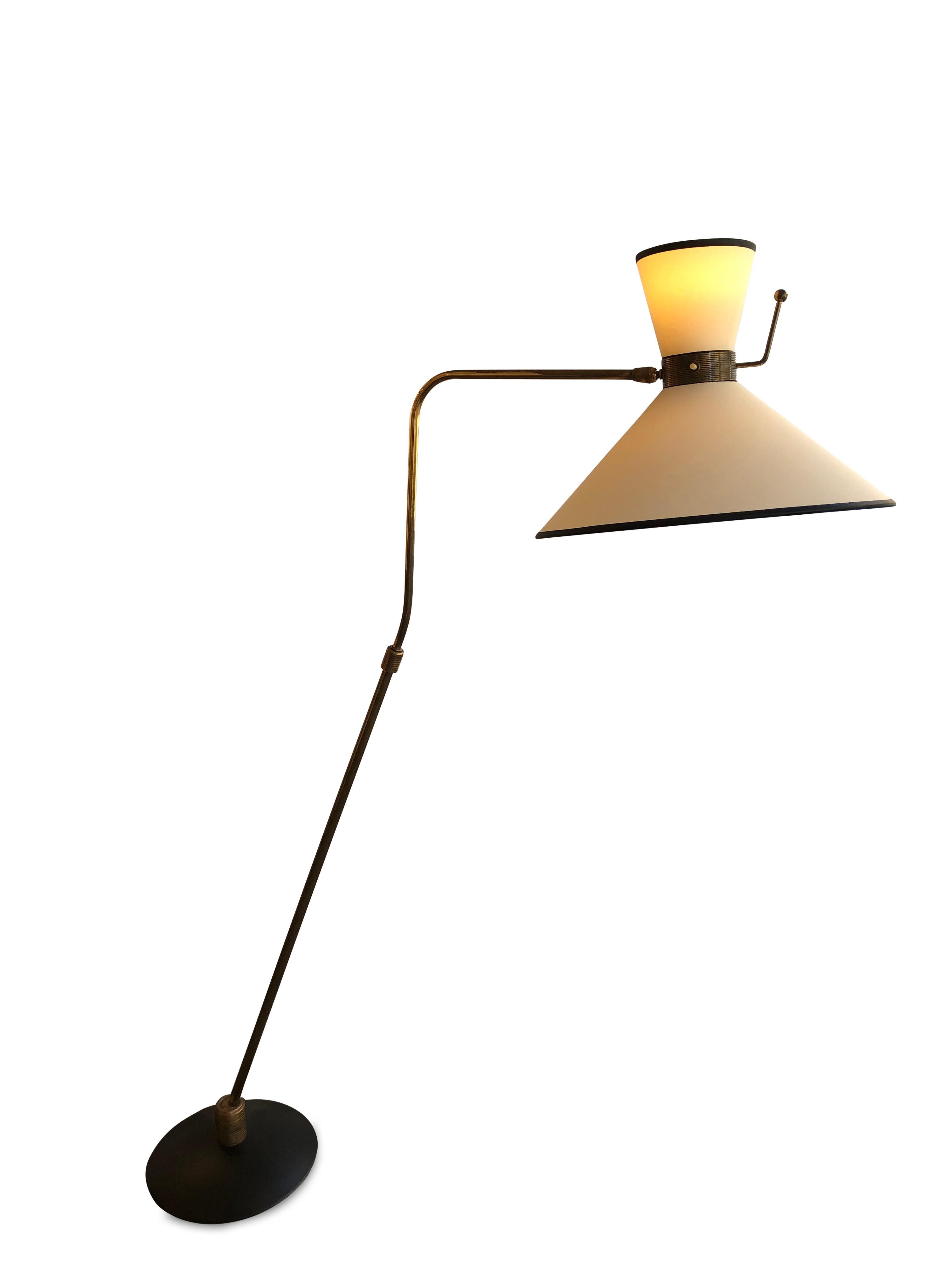 Floor Lamp by Maison Arlus, 1950 5