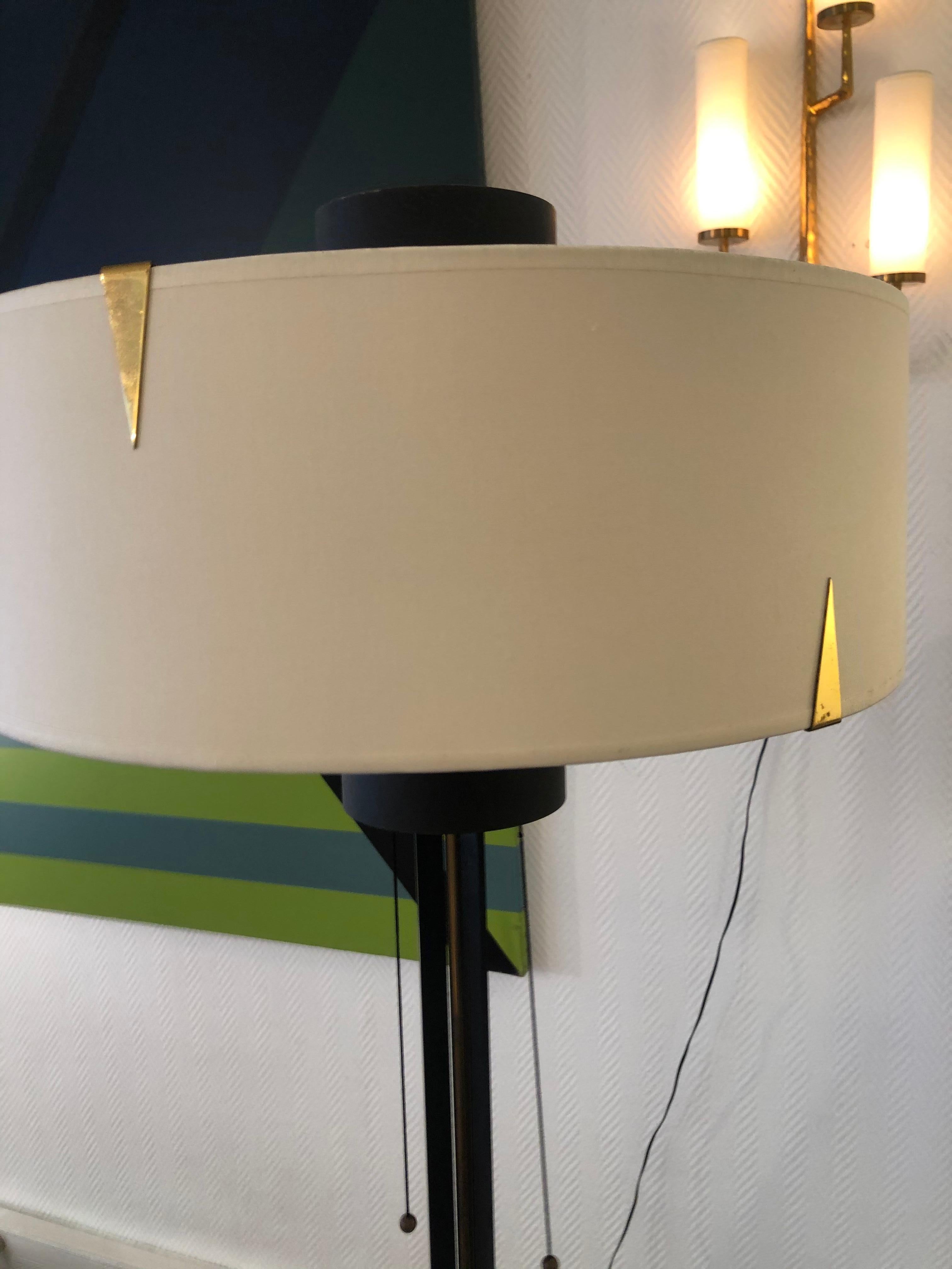 Floor Lamp by Maison Arlus, 1950 For Sale 9