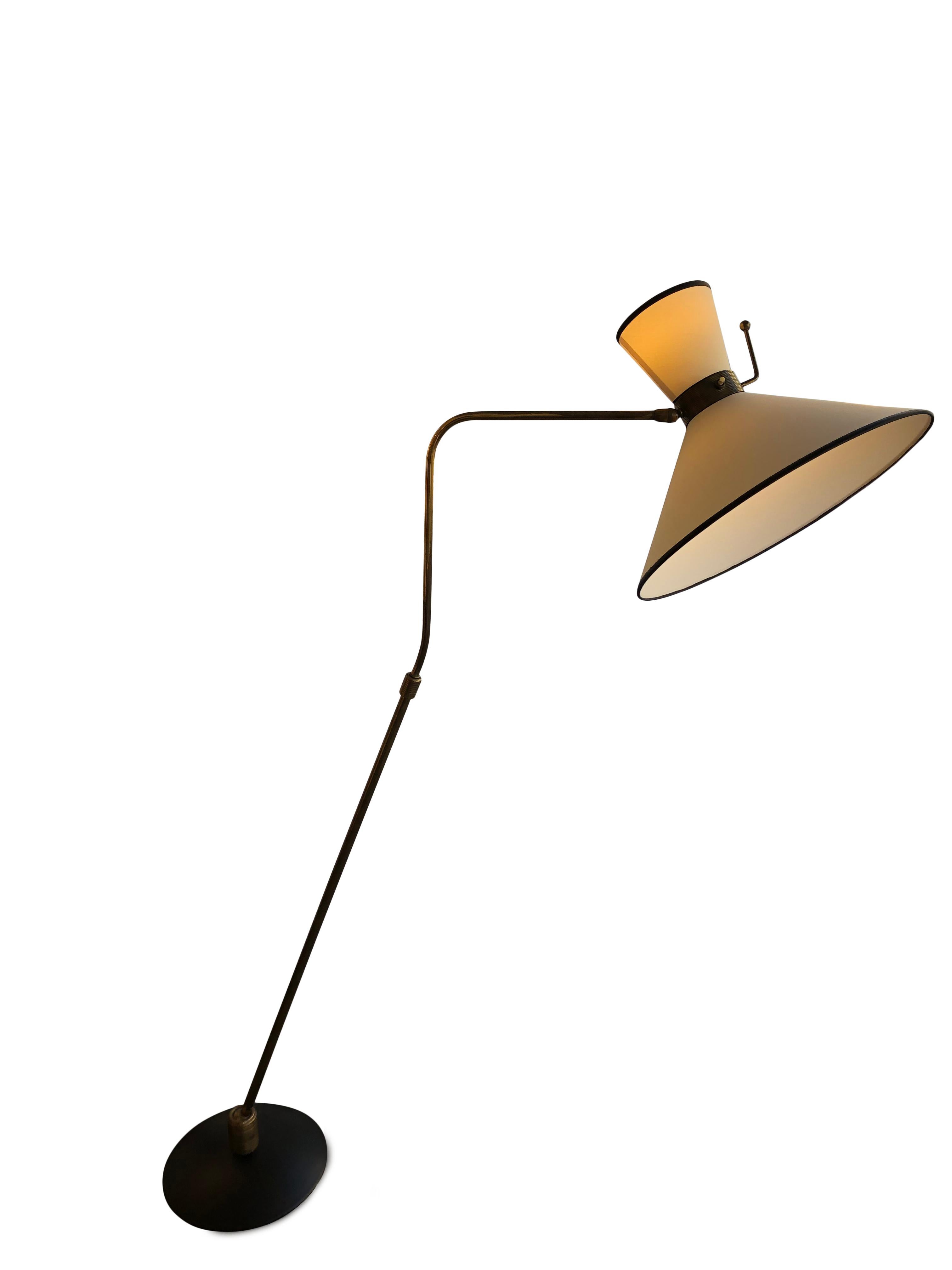 Mid-Century Modern Floor Lamp by Maison Arlus, 1950