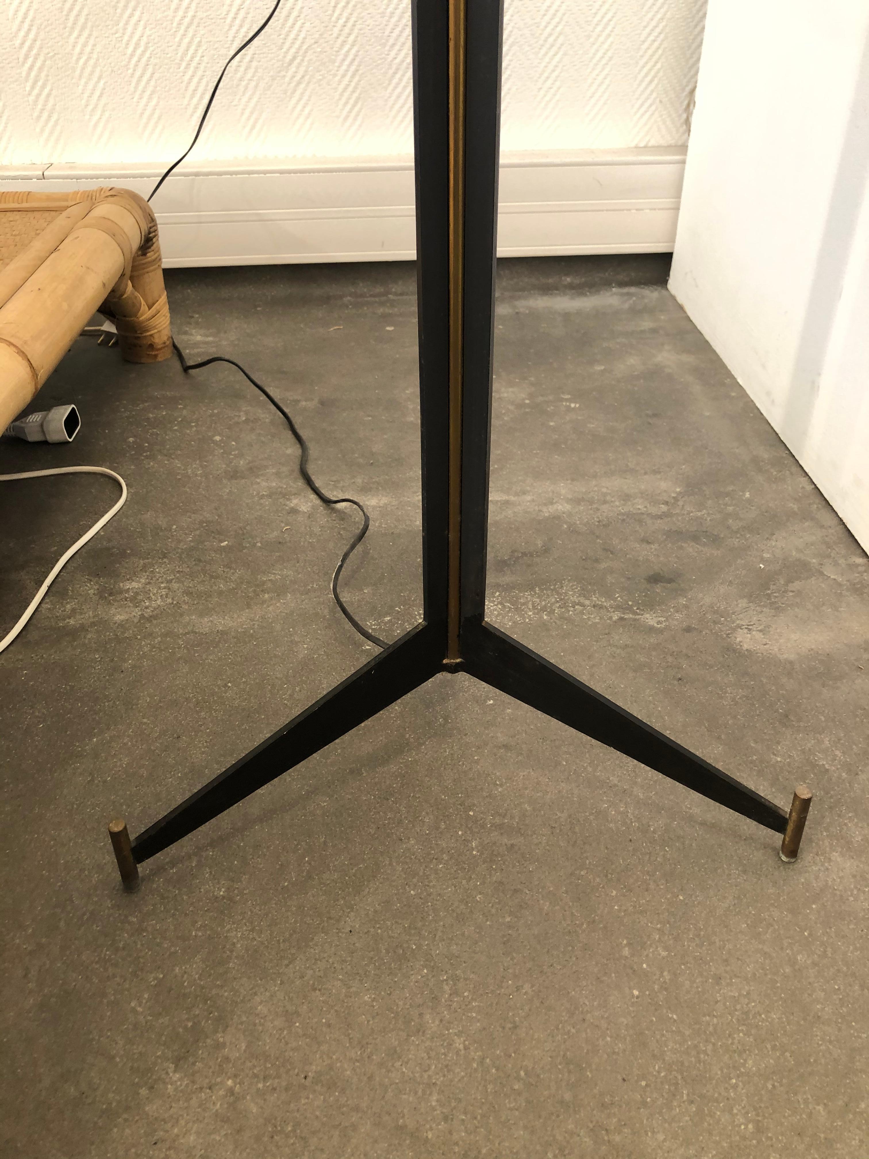 Mid-Century Modern Floor Lamp by Maison Arlus, 1950 For Sale