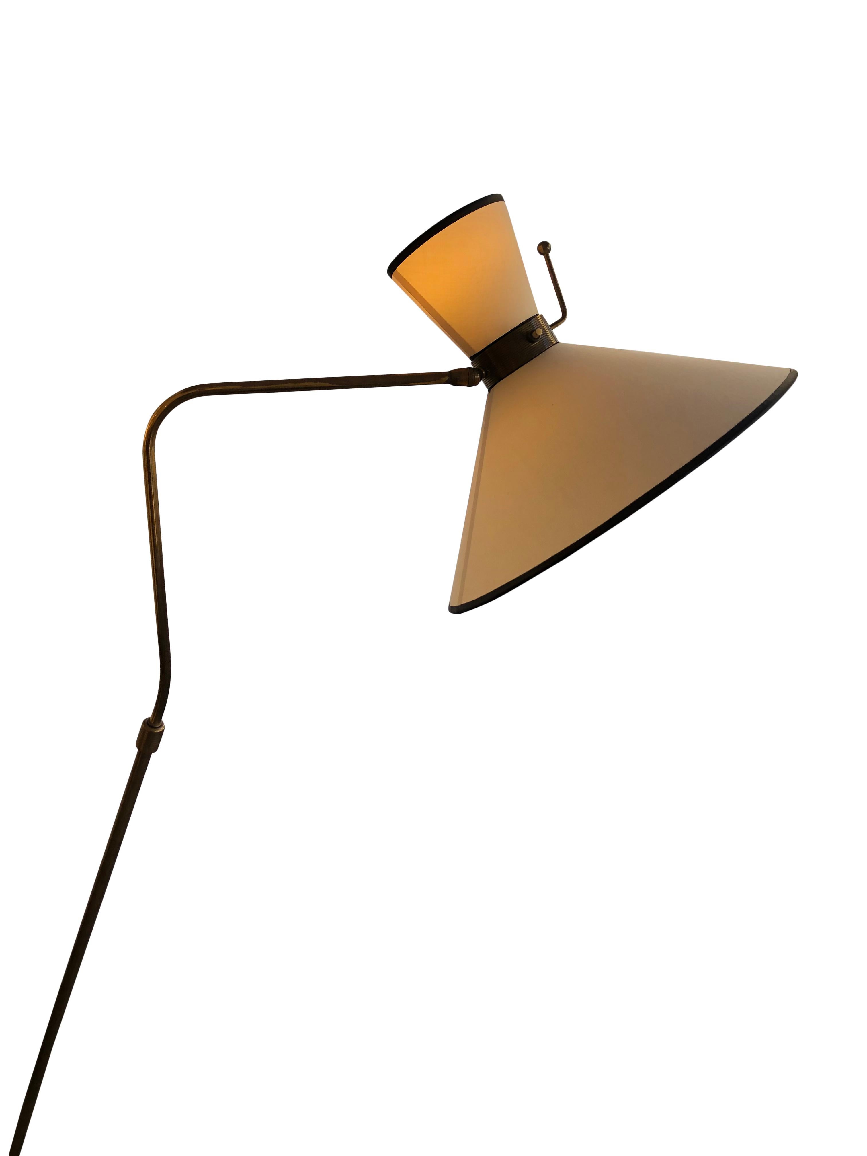 European Floor Lamp by Maison Arlus, 1950