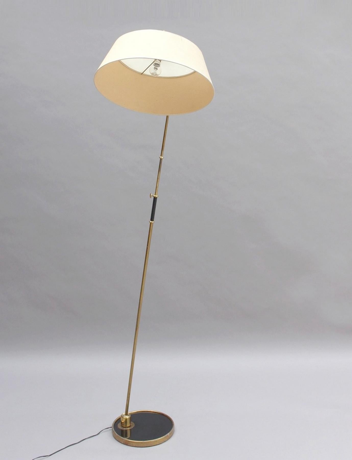 Floor Lamp by Maison Lunel, France, circa 1950 In Good Condition In Paris, FR