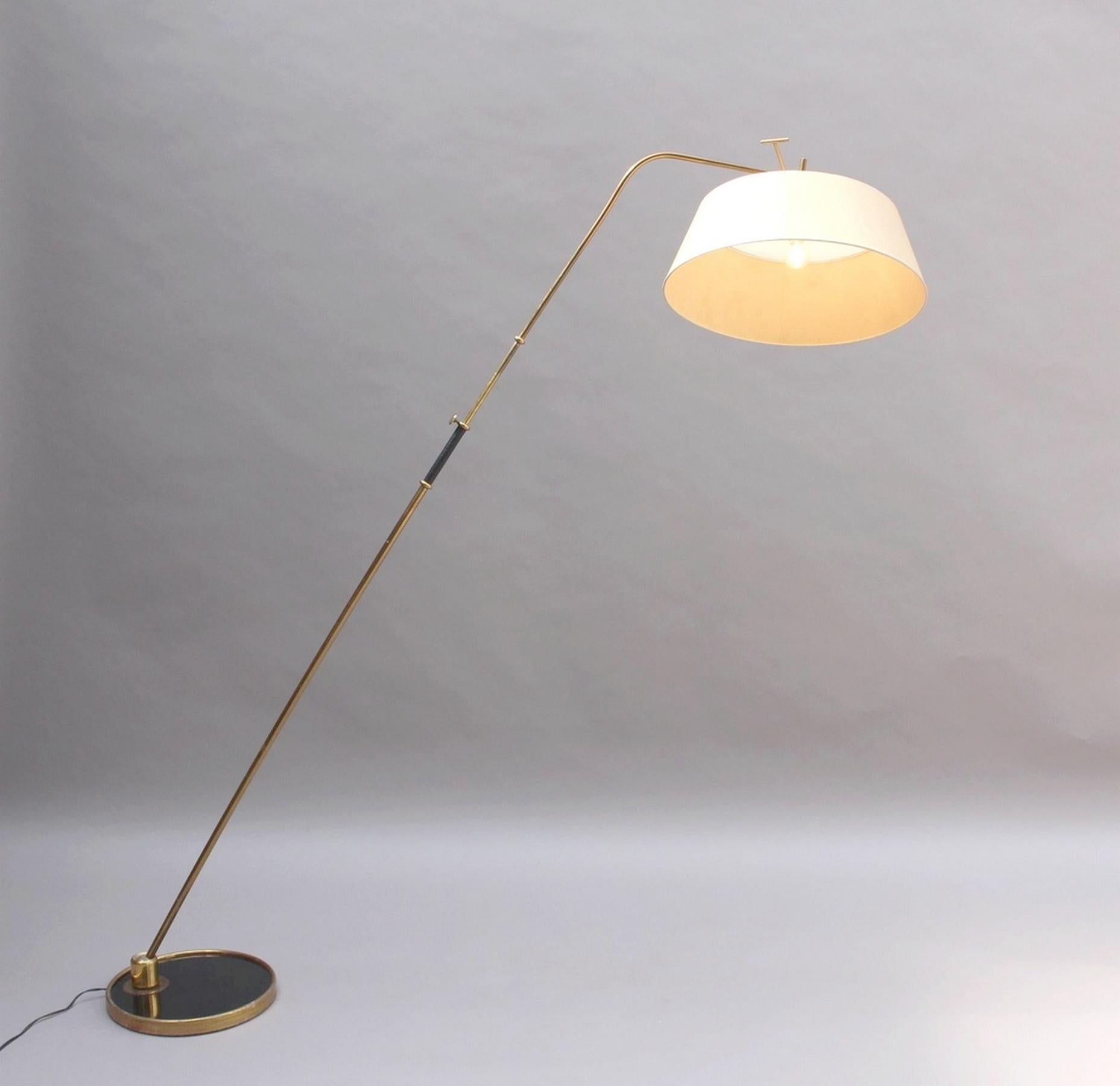 Mid-20th Century Floor Lamp by Maison Lunel, France, circa 1950