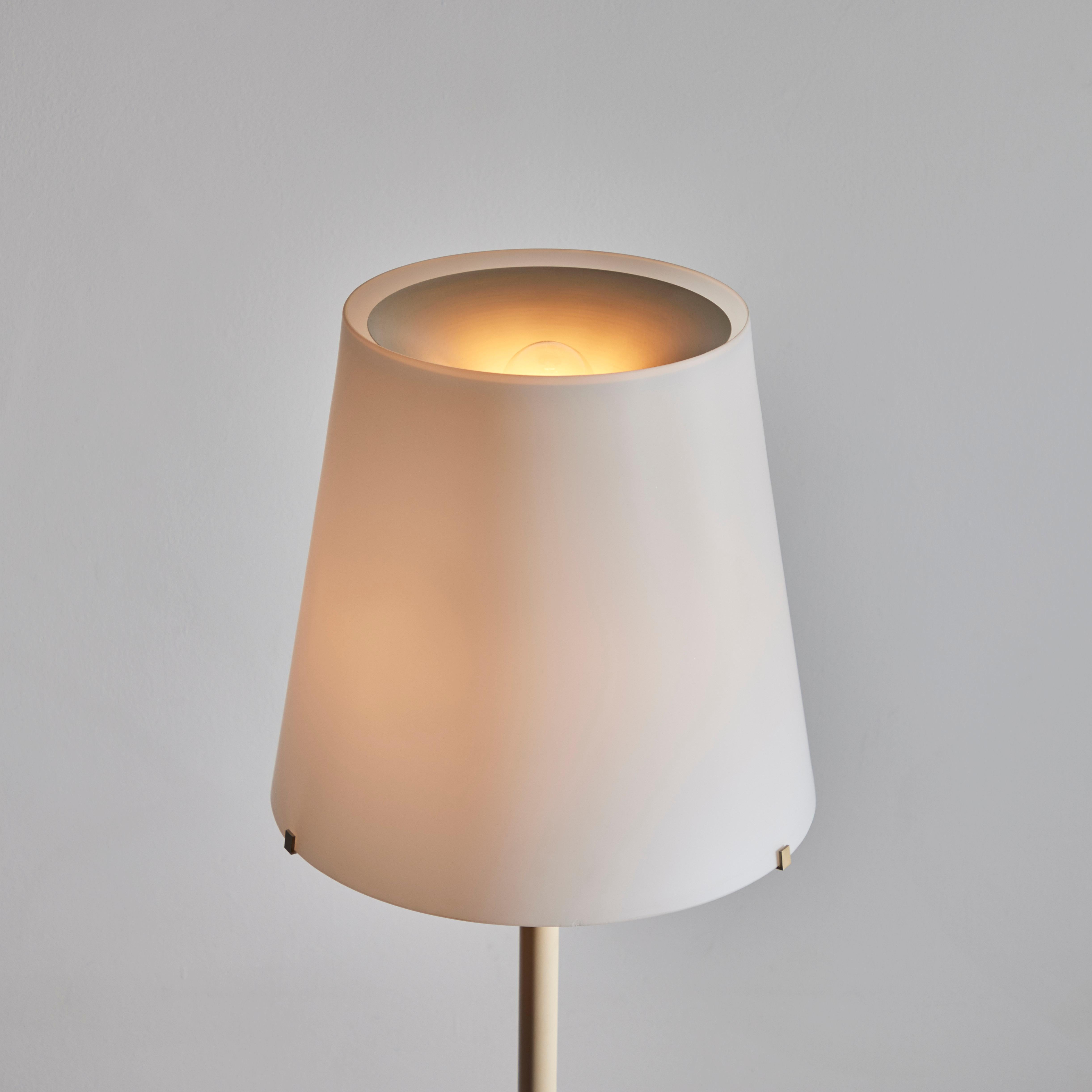Painted Floor Lamp by Max Ingrand for Fontana Arte