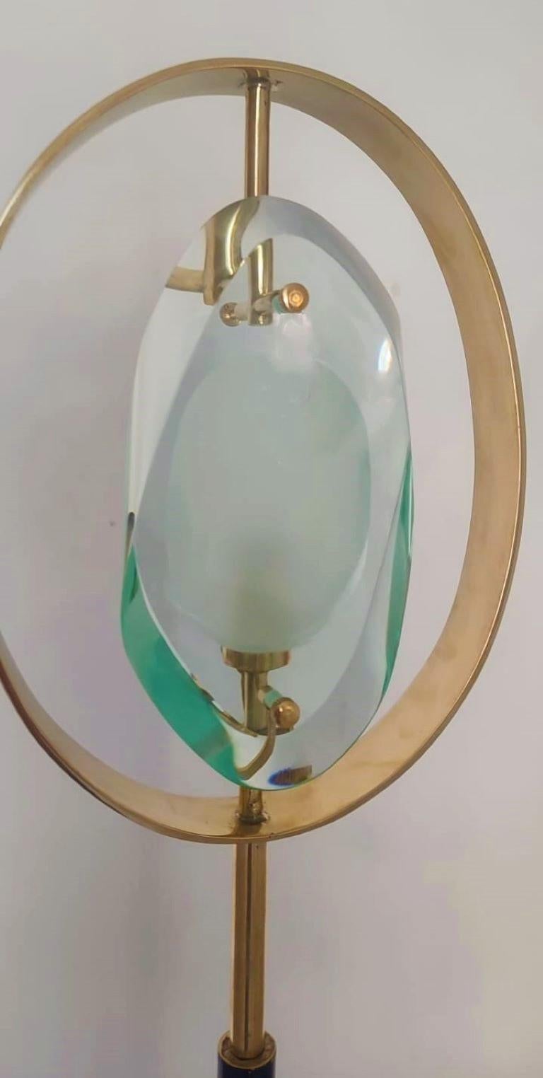 Brass Max Ingrand Floor Lamp for Fontana Arte Model 2020, Italy, 1961 For Sale