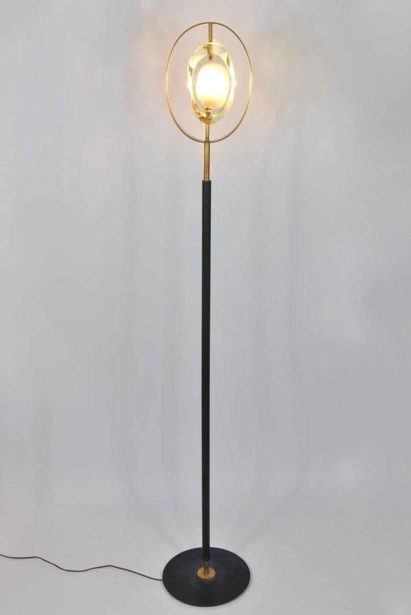 Max Ingrand Floor Lamp for Fontana Arte Model 2020, Italy, 1961 For Sale 1