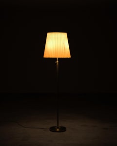 Stehlampe von Nordiska Kompaniet aus Messing, Schweden, 1940er Jahre