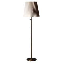 Stehlampe von Nordiska Kompaniet aus Messing, Schweden, 1940er Jahre