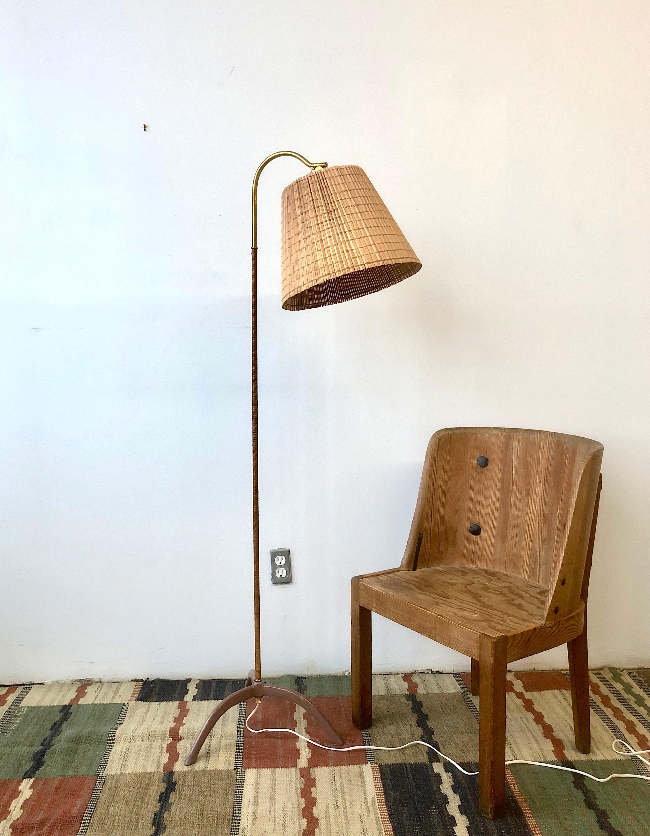 Finnish Floor Lamp by Paavo Tynell Model 9609  For Sale