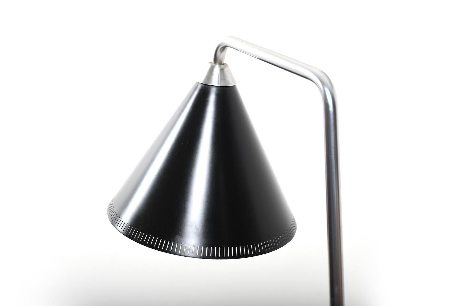 Danish Floor Lamp by Peter Hvidt for Lyfa Denmark 1950s For Sale