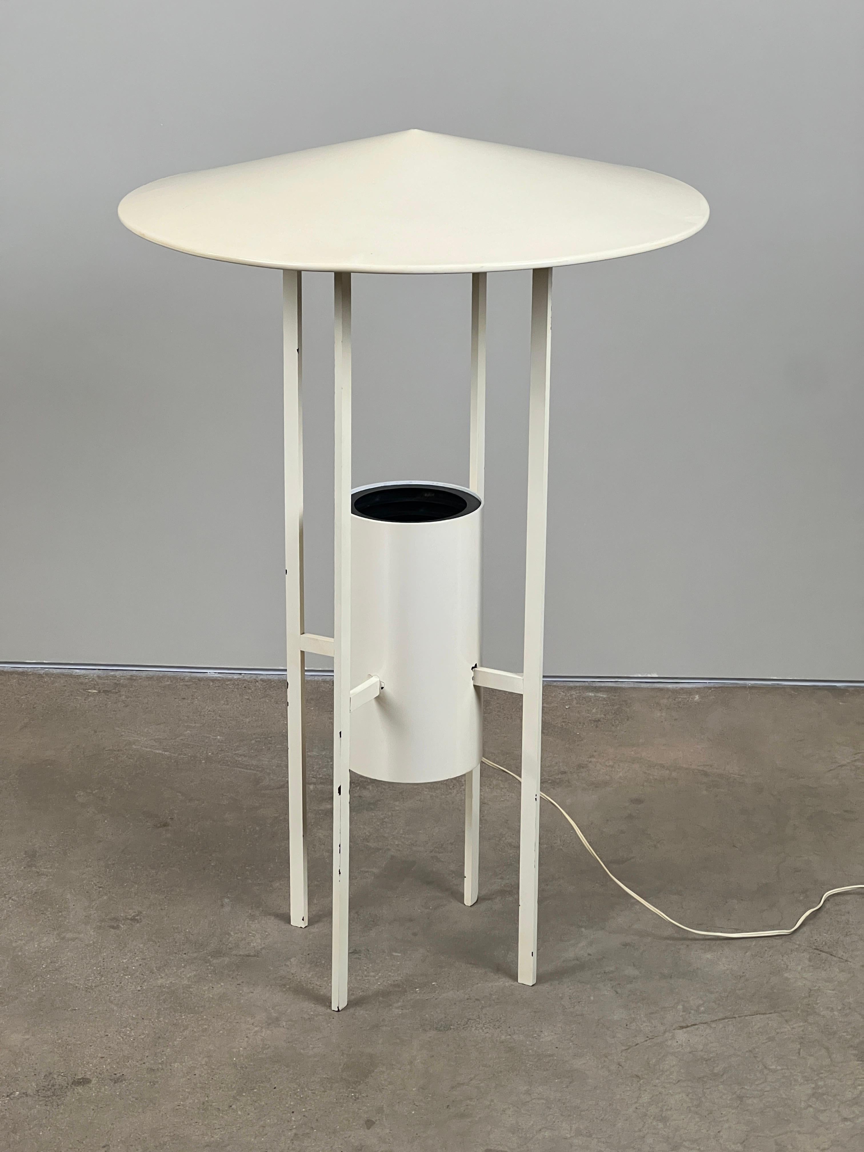 Steel Floor Lamp by Philip Johnson and Richard Kelly For Sale