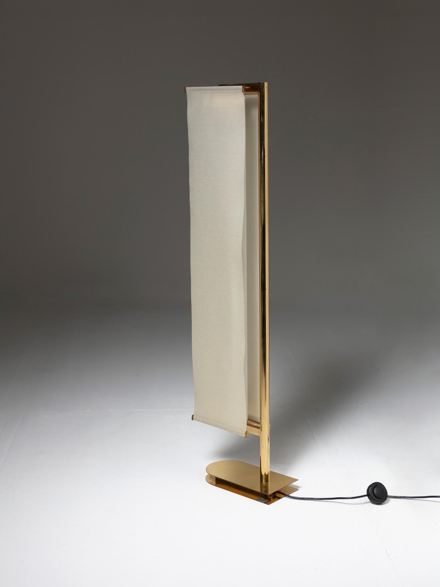 1970s edition floor lamp by Pietro Chiesa for Fontana Arte.
  