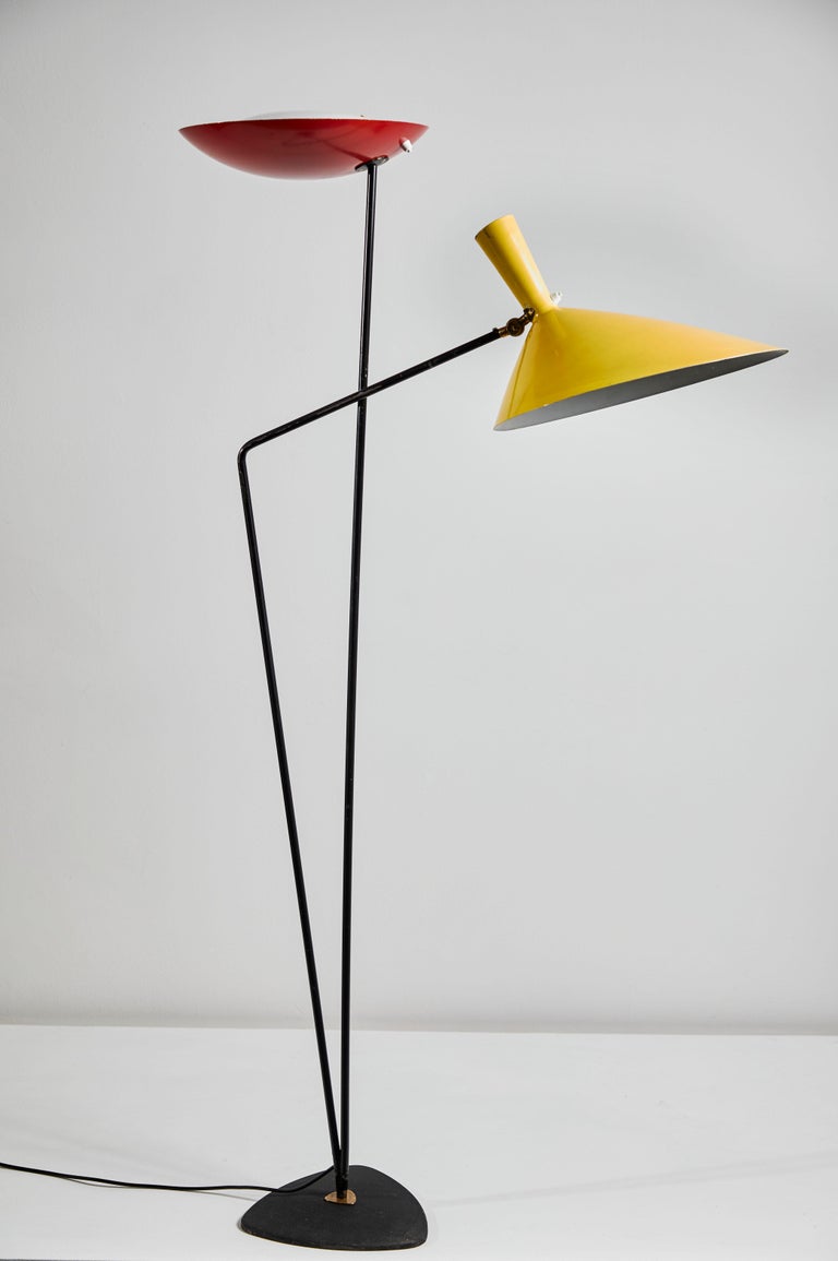 Floor Lamp by Prof. Carl Moor for BAG Turgi Switzerland For Sale at 1stDibs