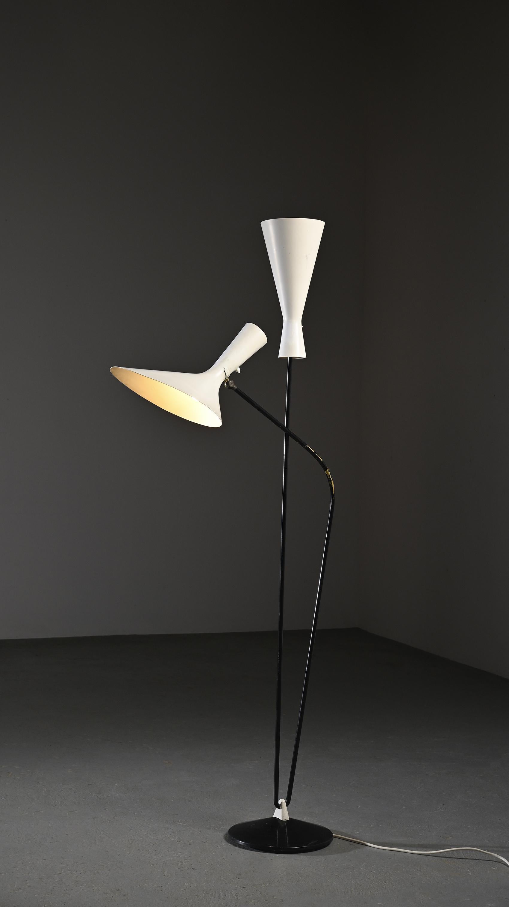 Swiss Floor lamp by Professor Carl Moor for Bag Turgi, circa 1949