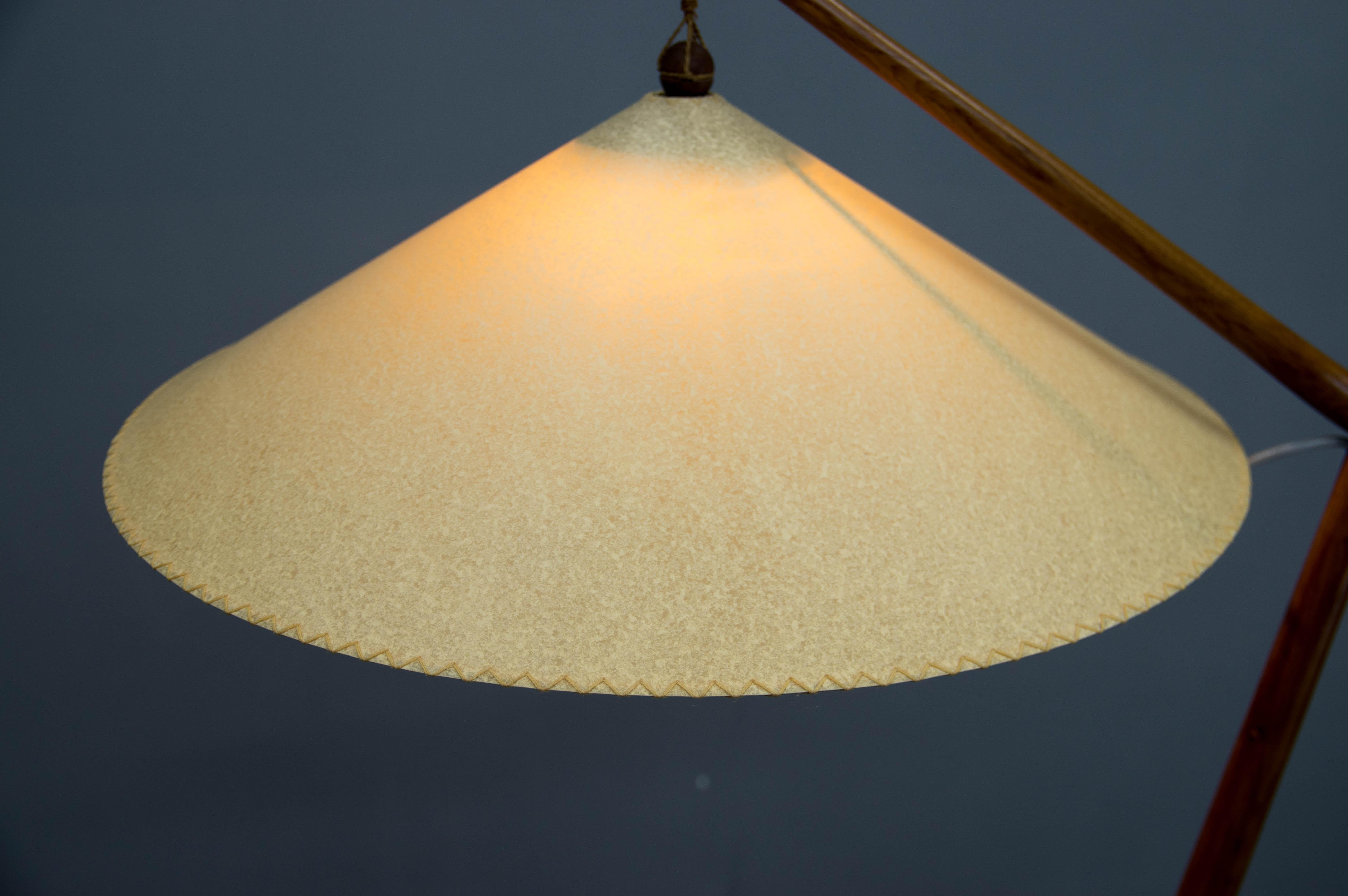 Mid-20th Century Floor Lamp by Rada for Krasna Jizba, Czechoslovakia, 1940s