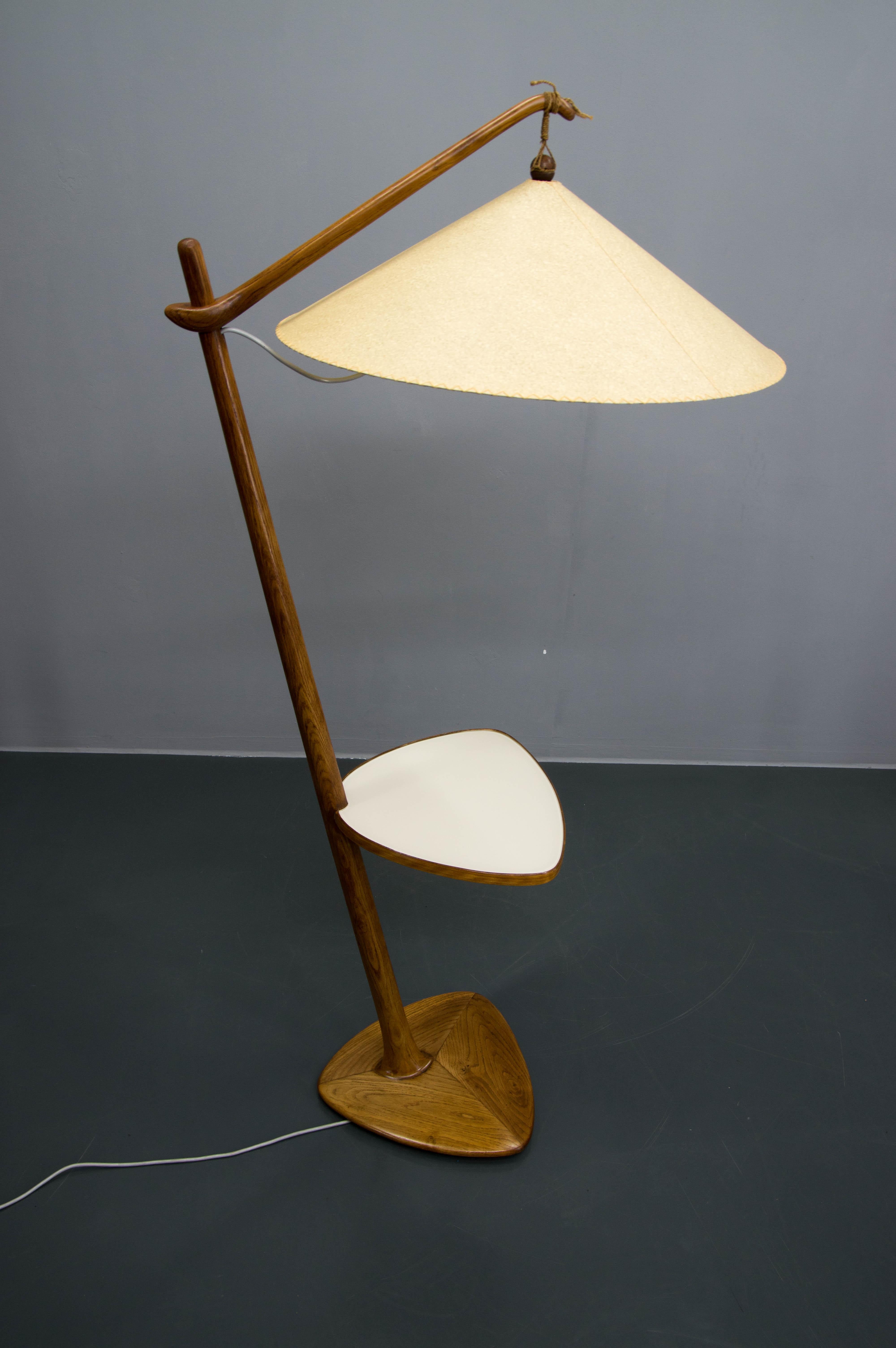 Floor Lamp by Rada for Krasna Jizba, Czechoslovakia, 1940s 2