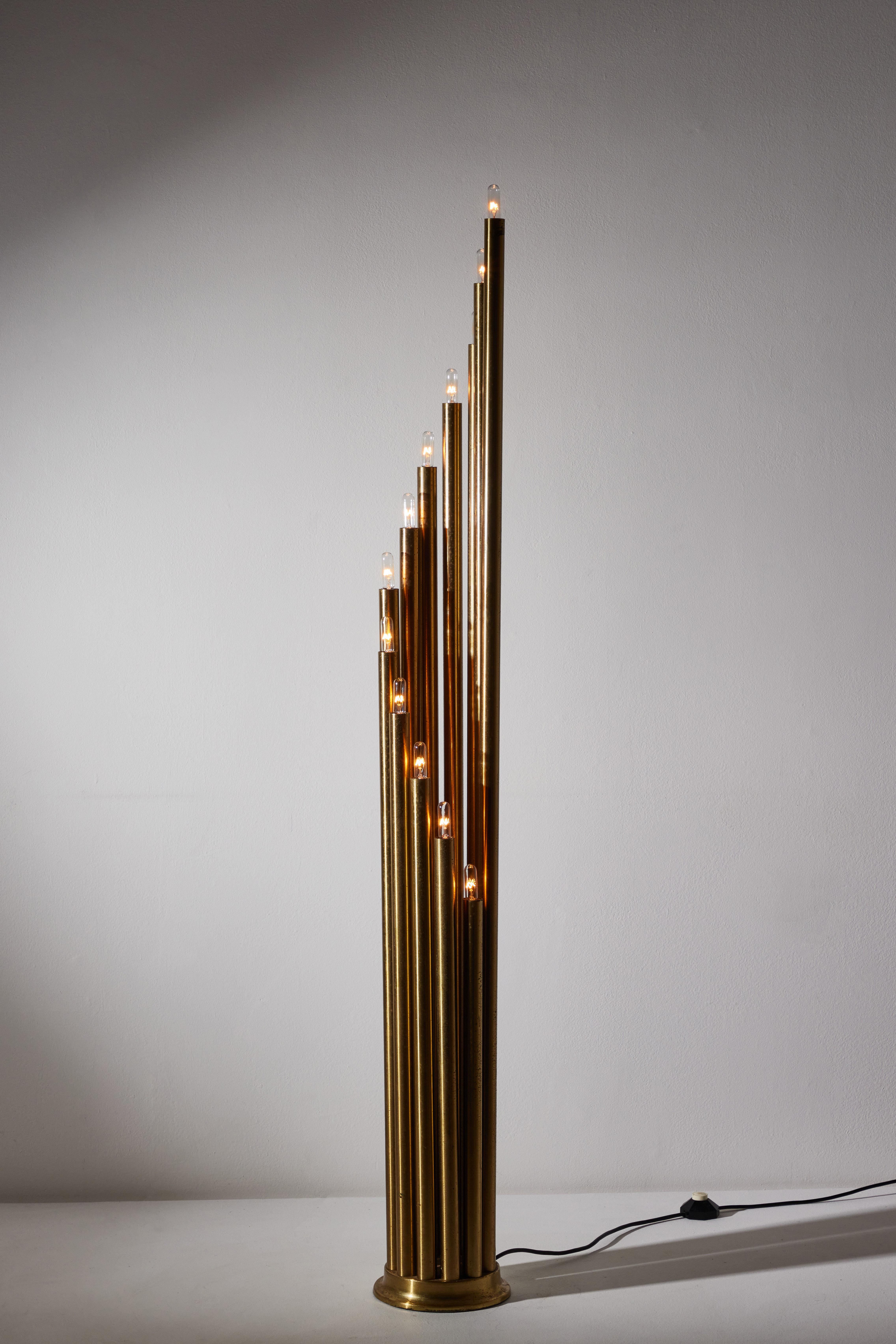 Mid-Century Modern Floor Lamp by Reggiani For Sale