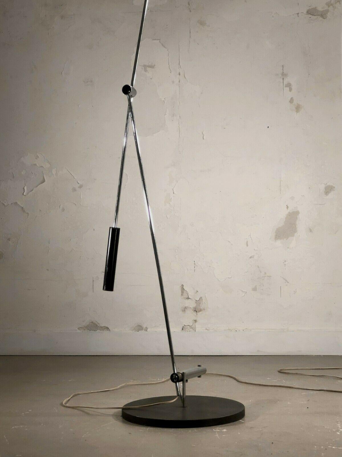 A MID-CENTURY-MODERN FLOOR LAMP by RICO & ROSEMARIE BALTENSWEILER, Swiss 1950 For Sale 6