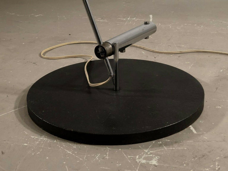 Cast Floor Lamp by Rico & Rosemarie Baltensweiler, Switzerland 1950-1960 For Sale
