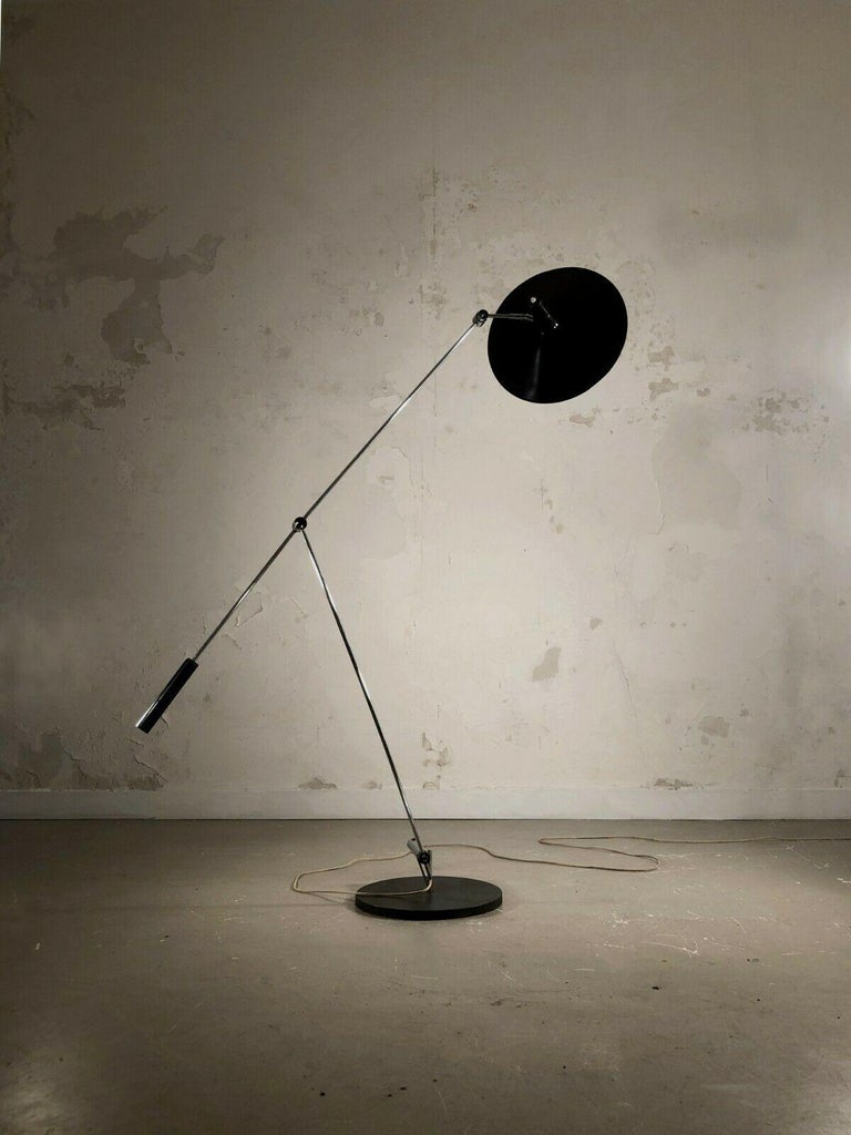 Mid-20th Century Floor Lamp by Rico & Rosemarie Baltensweiler, Switzerland 1950-1960 For Sale