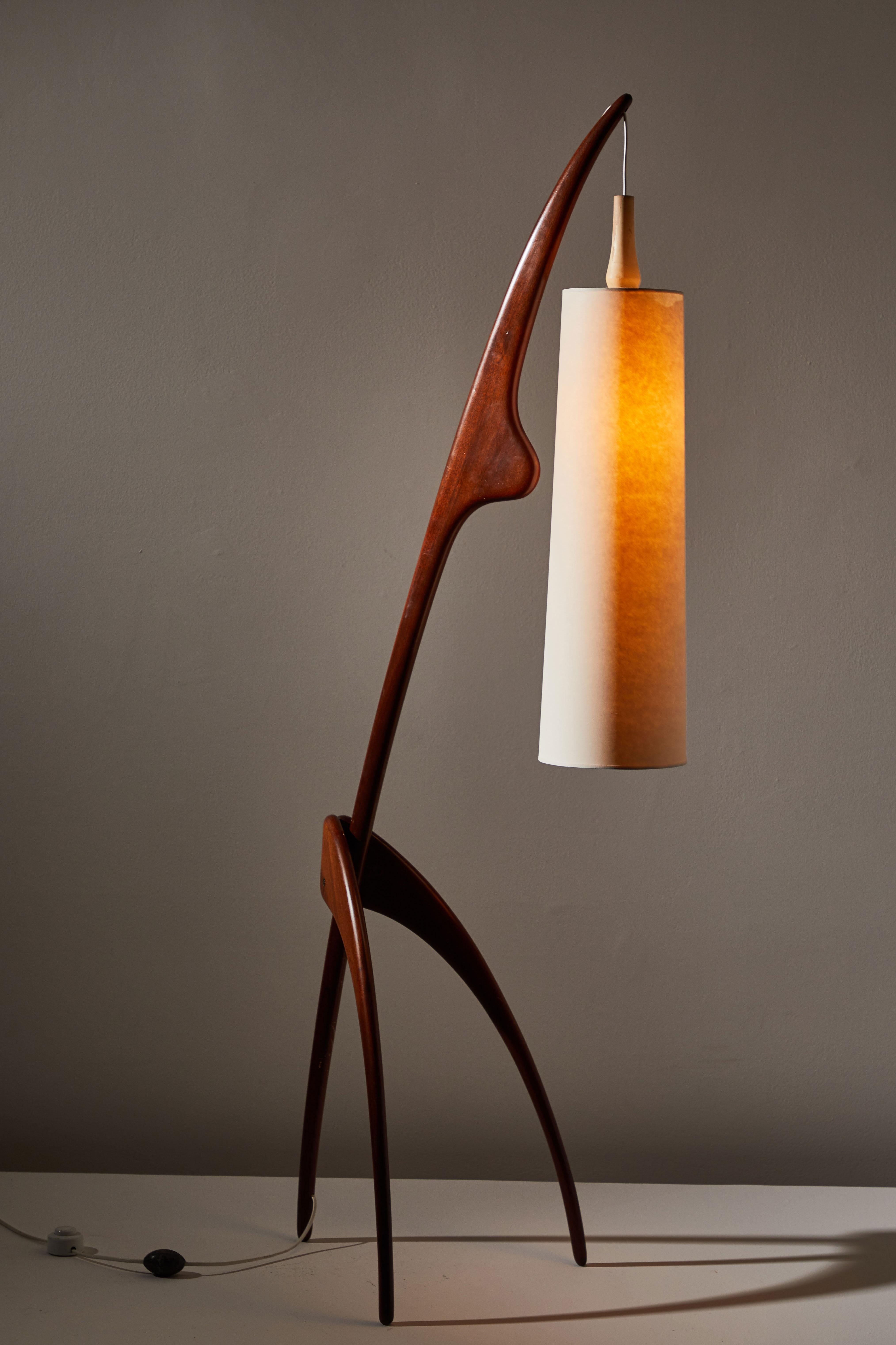 Mid-Century Modern Floor Lamp by Rispal