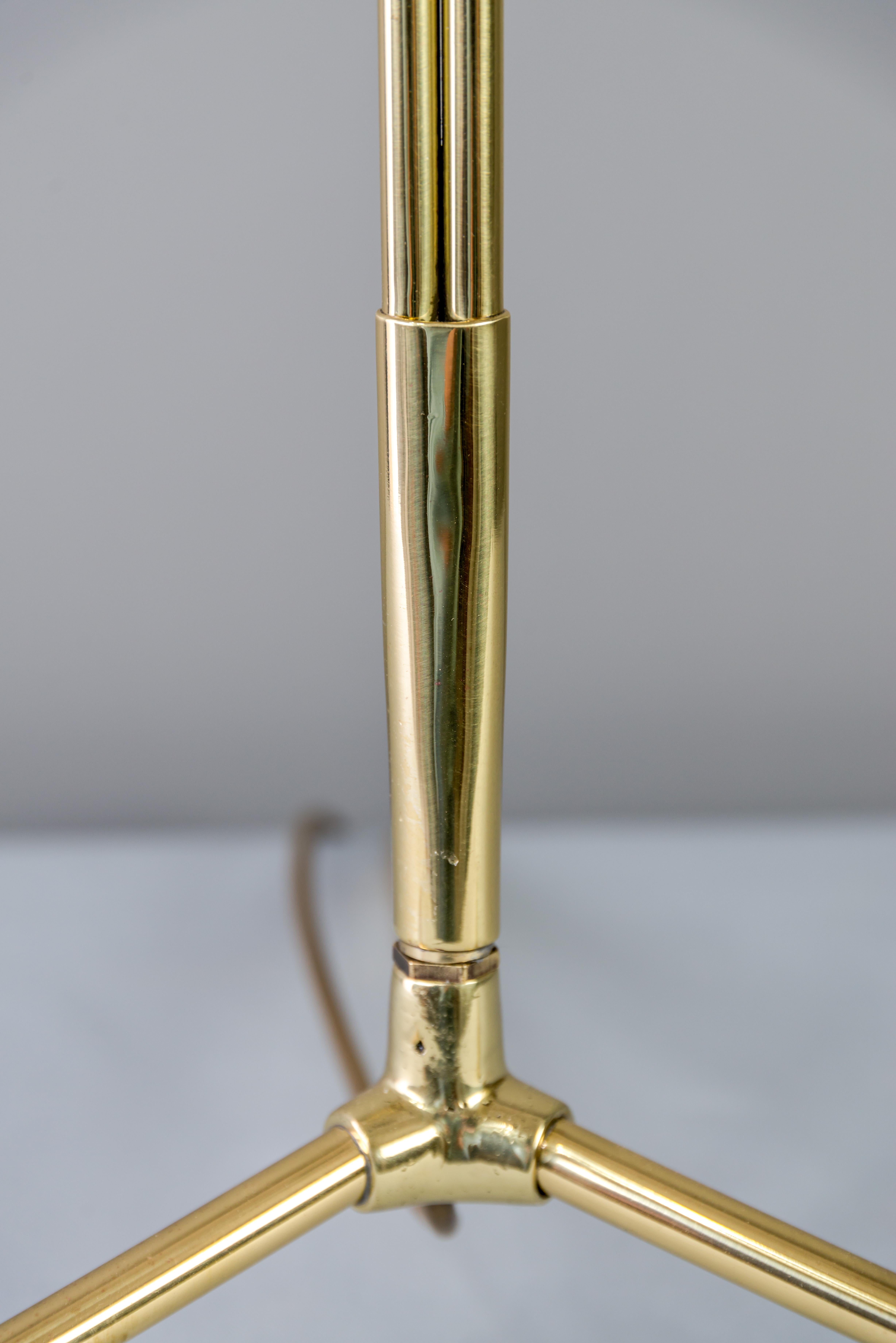 Brass Floor Lamp by Rupert Nikoll, circa 1950s