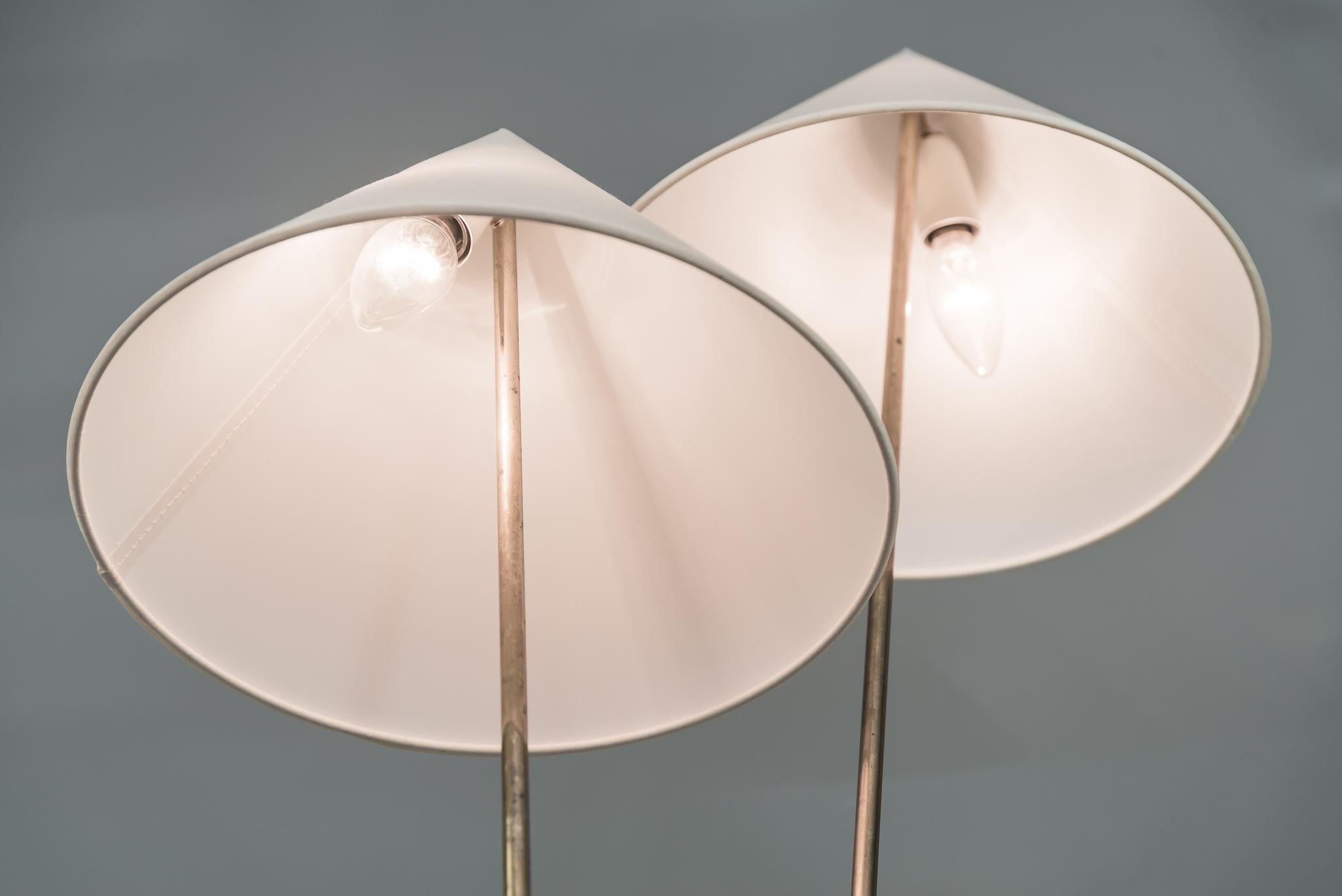 Floor Lamp by Rupert Nikoll, Brass Black Cast Metal, Austria, 1960 11