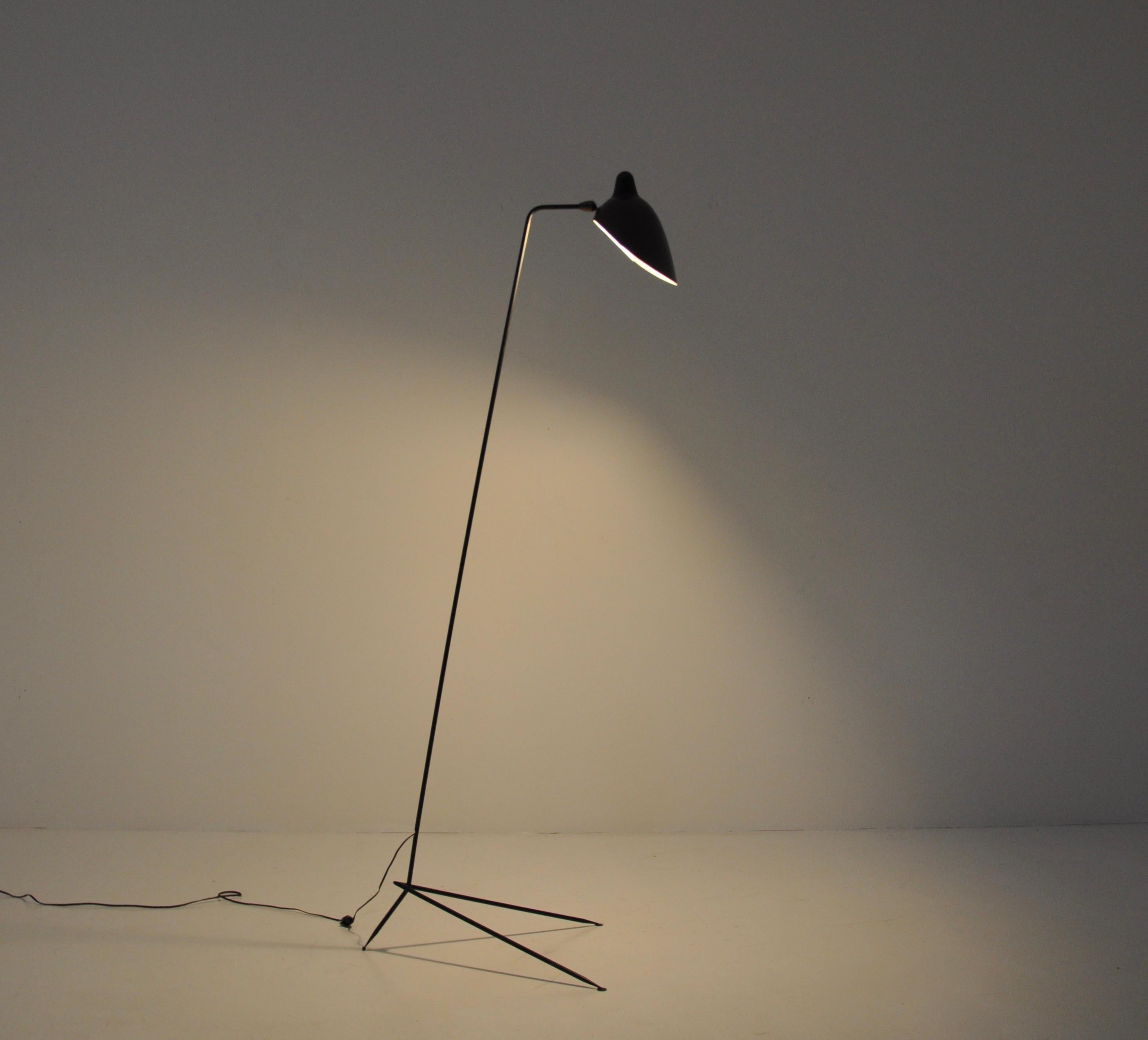 Floor lamp by Serge Mouille, 1st edition, 1953 For Sale 5