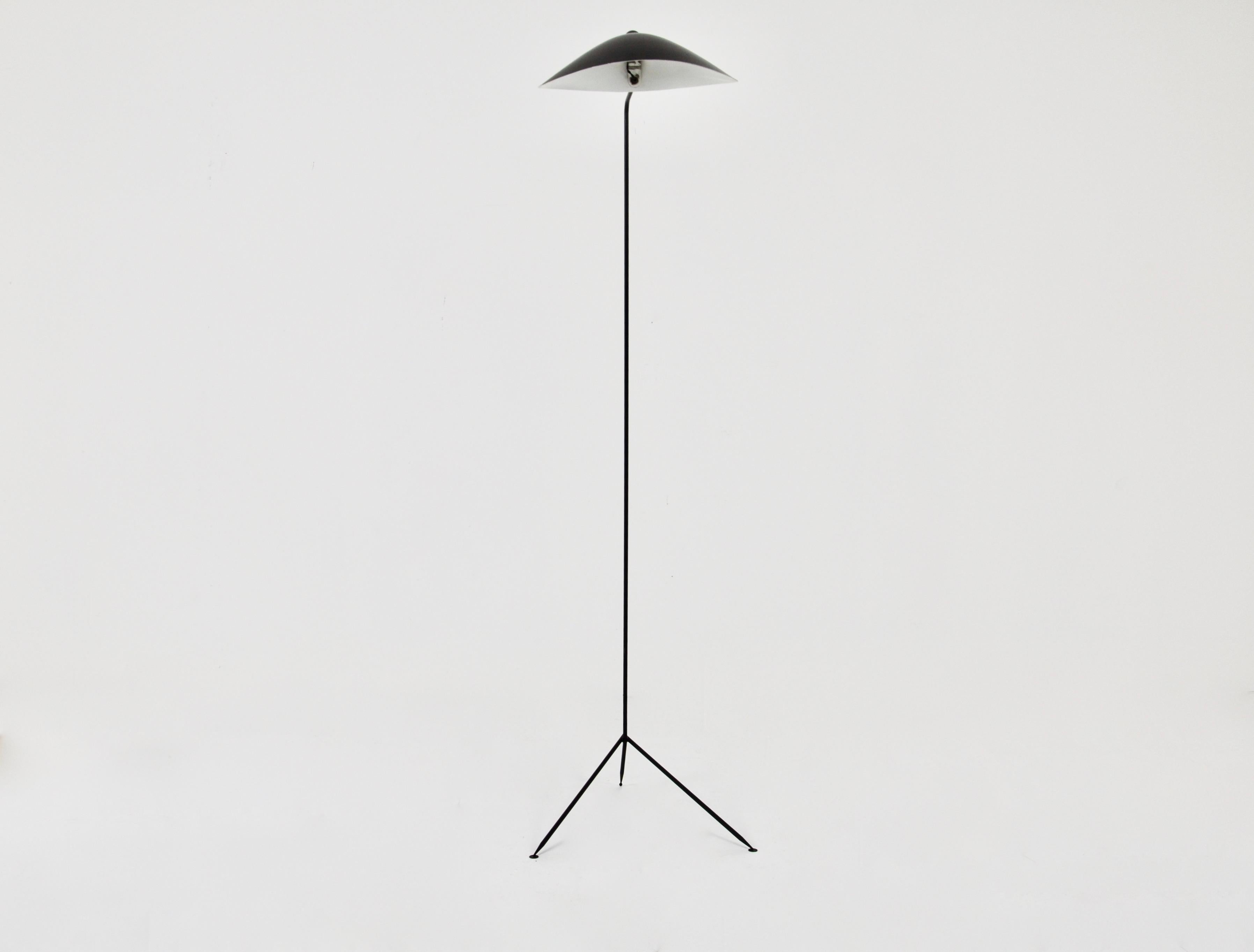 French Floor lamp by Serge Mouille, 1st edition, 1953 For Sale