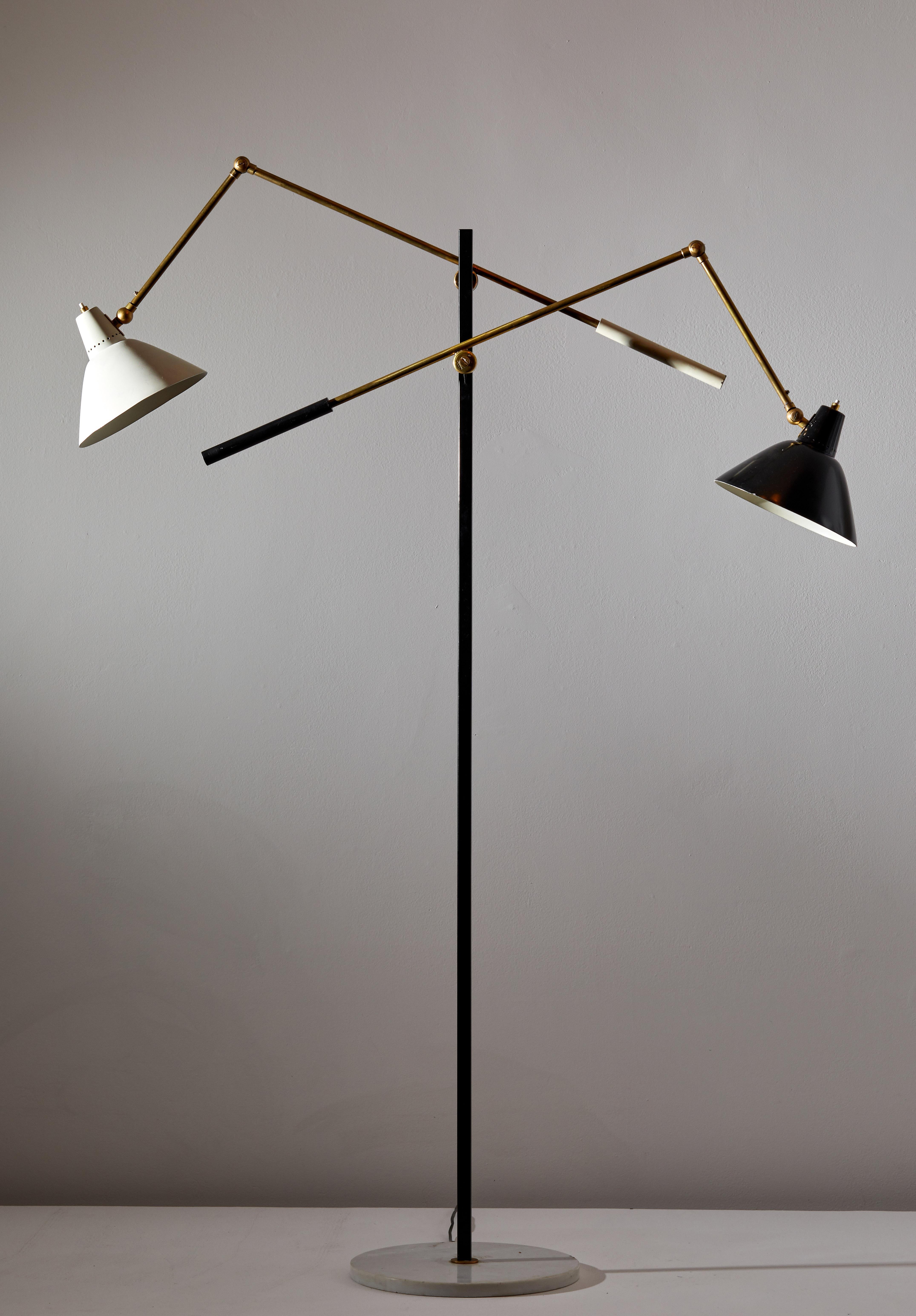 Mid-Century Modern Floor Lamp by Stilnovo For Sale