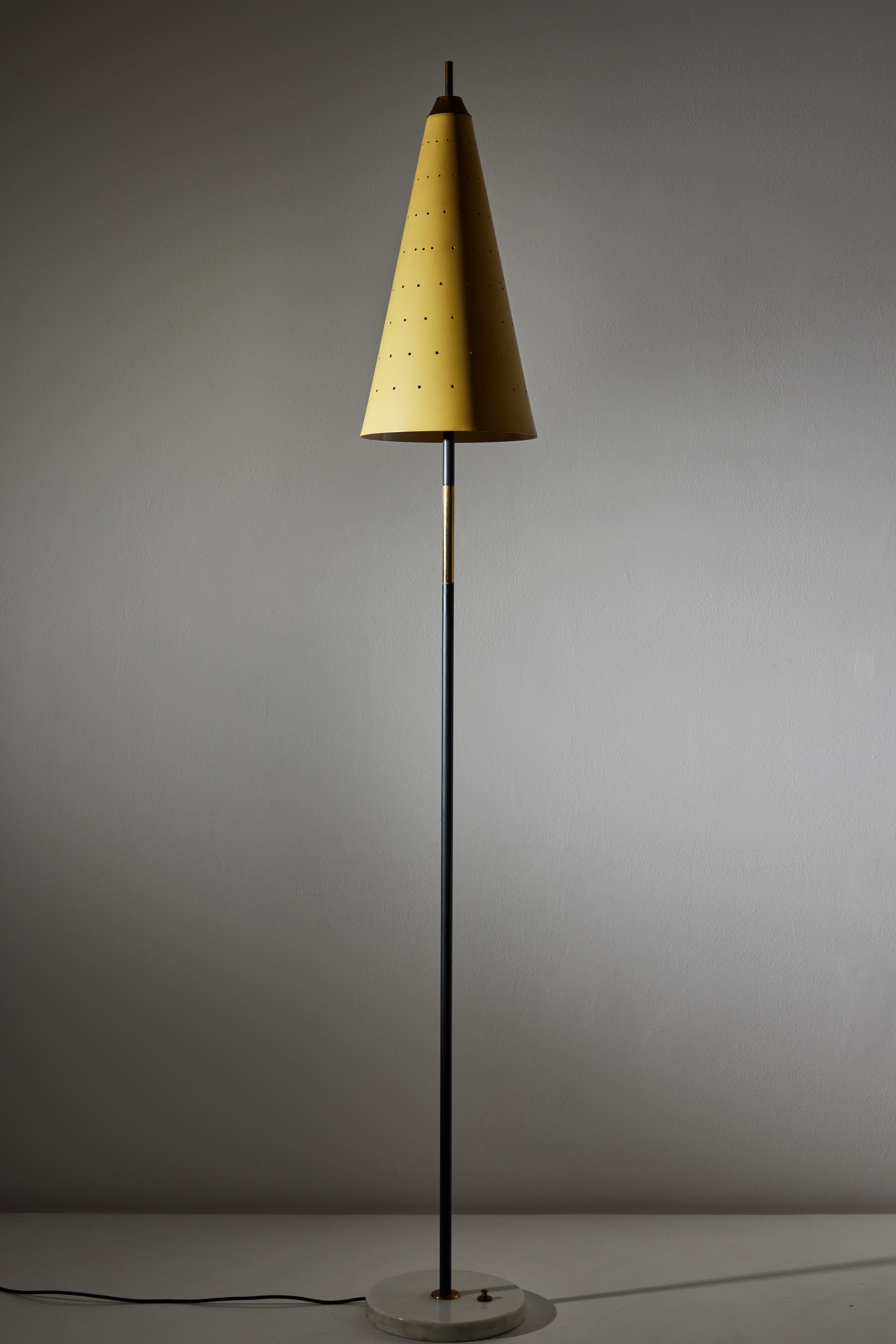 Brass Floor Lamp by Stilnovo