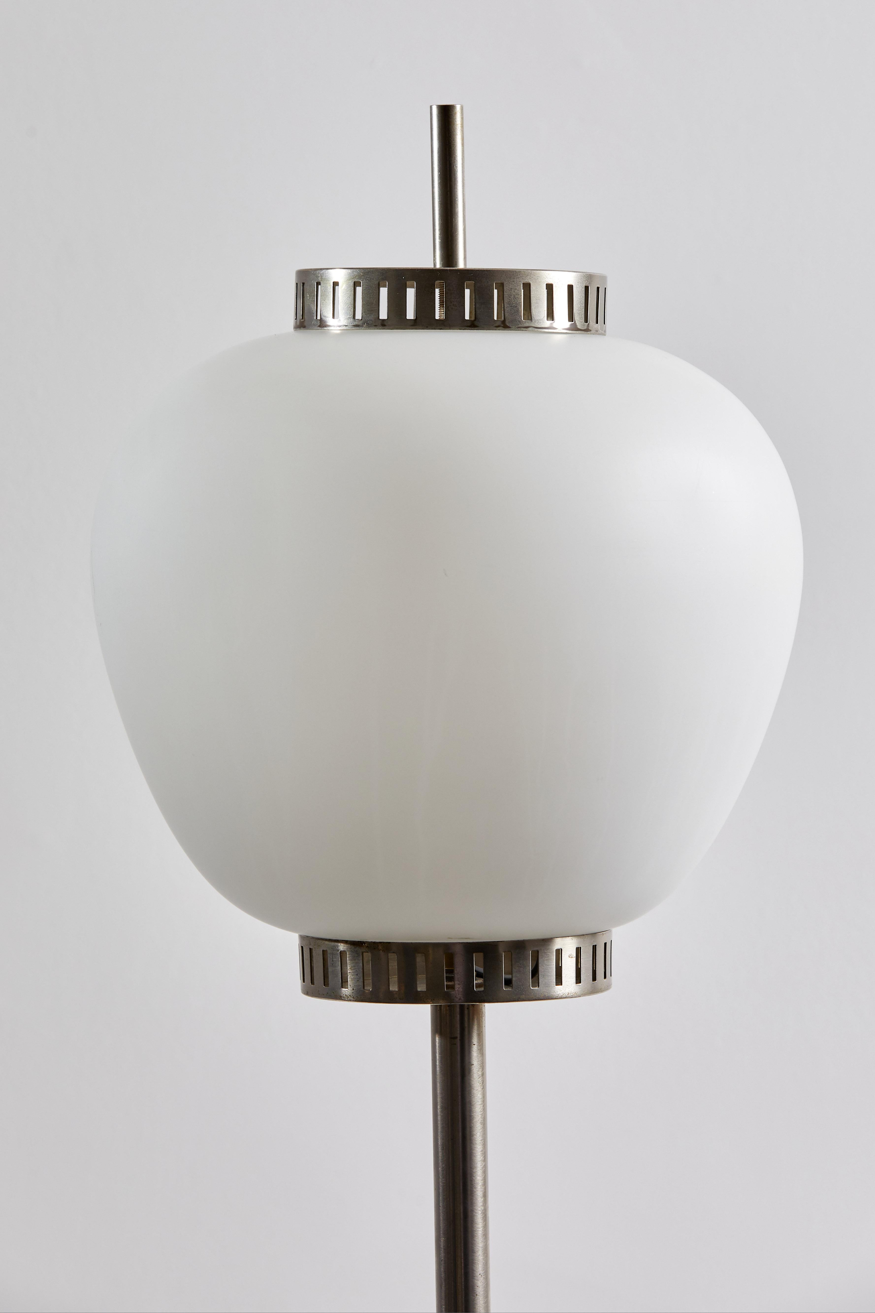 Glass Floor Lamp by Stilnovo