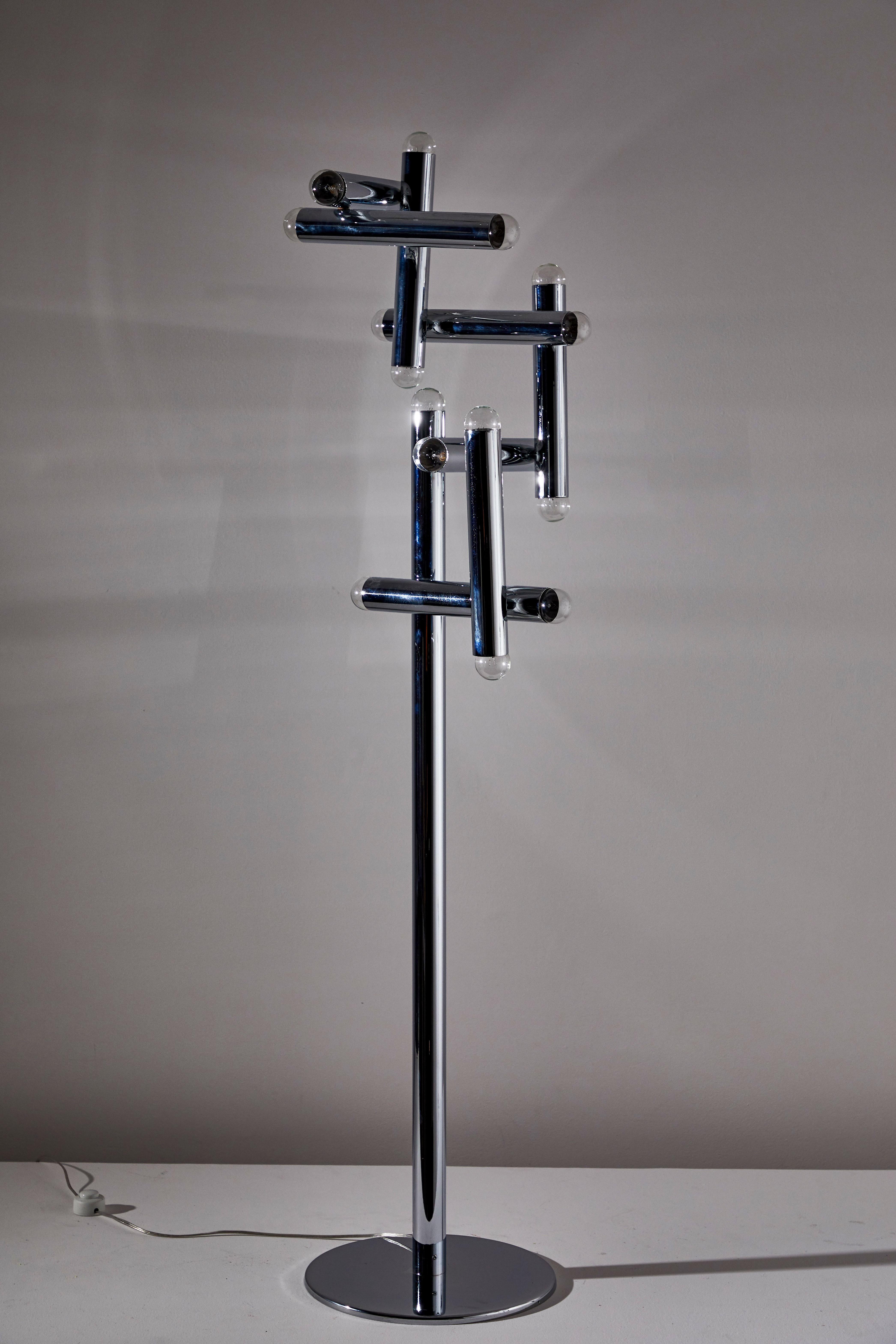 Plated Floor Lamp by Stilux
