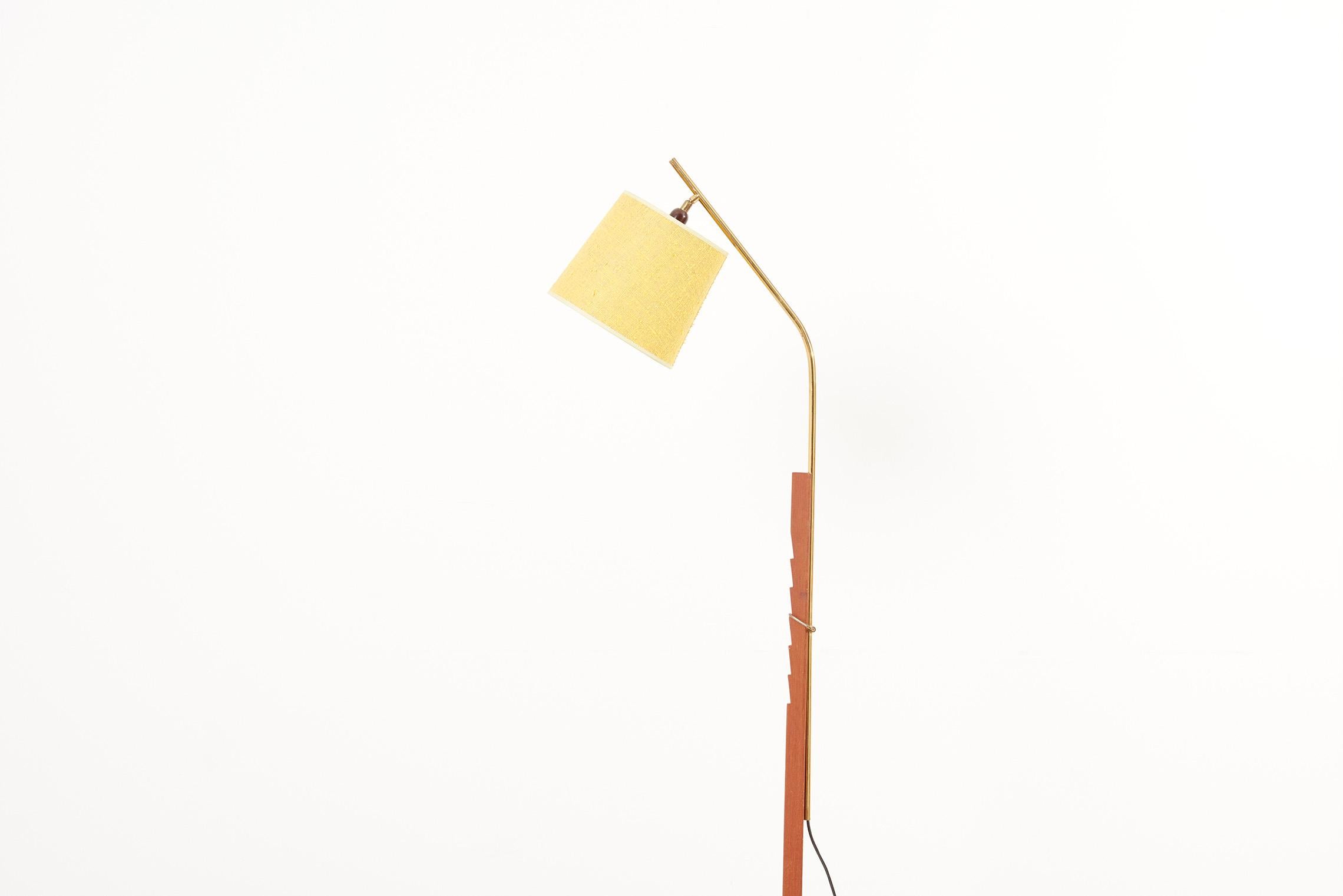 Wood Floor Lamp by Svend Aage Holm Sorensen, Denmark