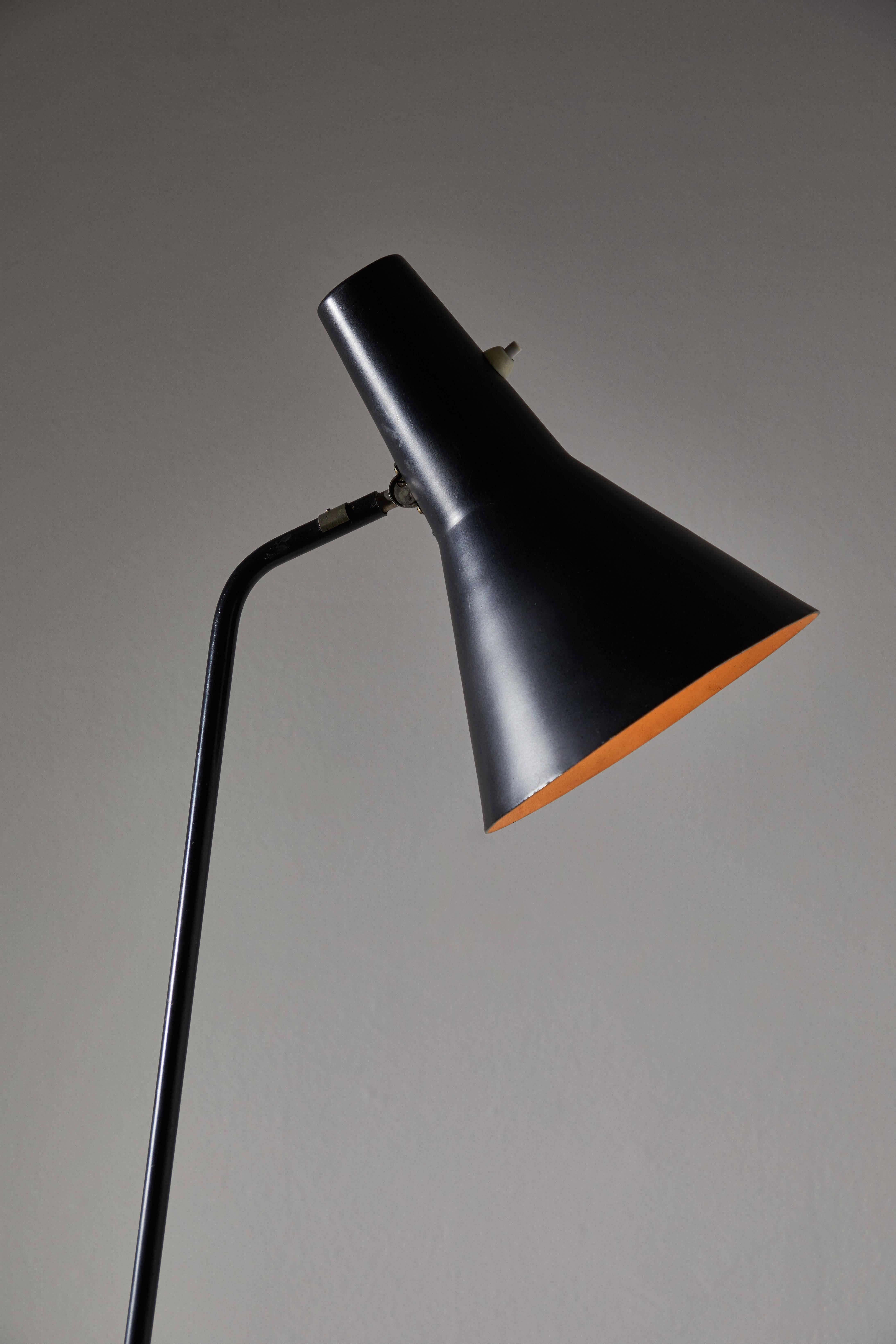 Enameled Floor Lamp by Svend Aage Holm Sorensen for Asea