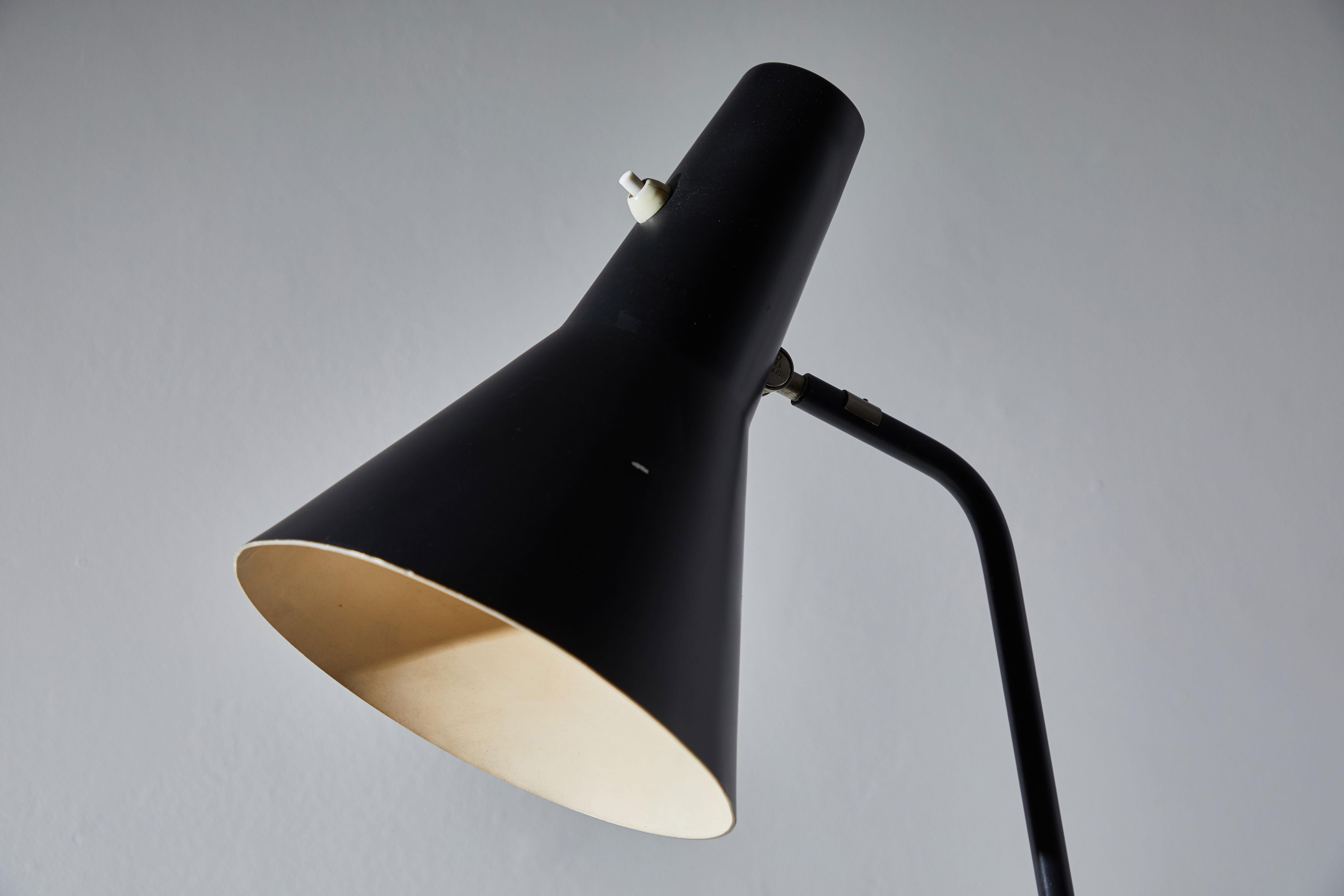 Brass Floor Lamp by Svend Aage Holm Sorensen for Asea