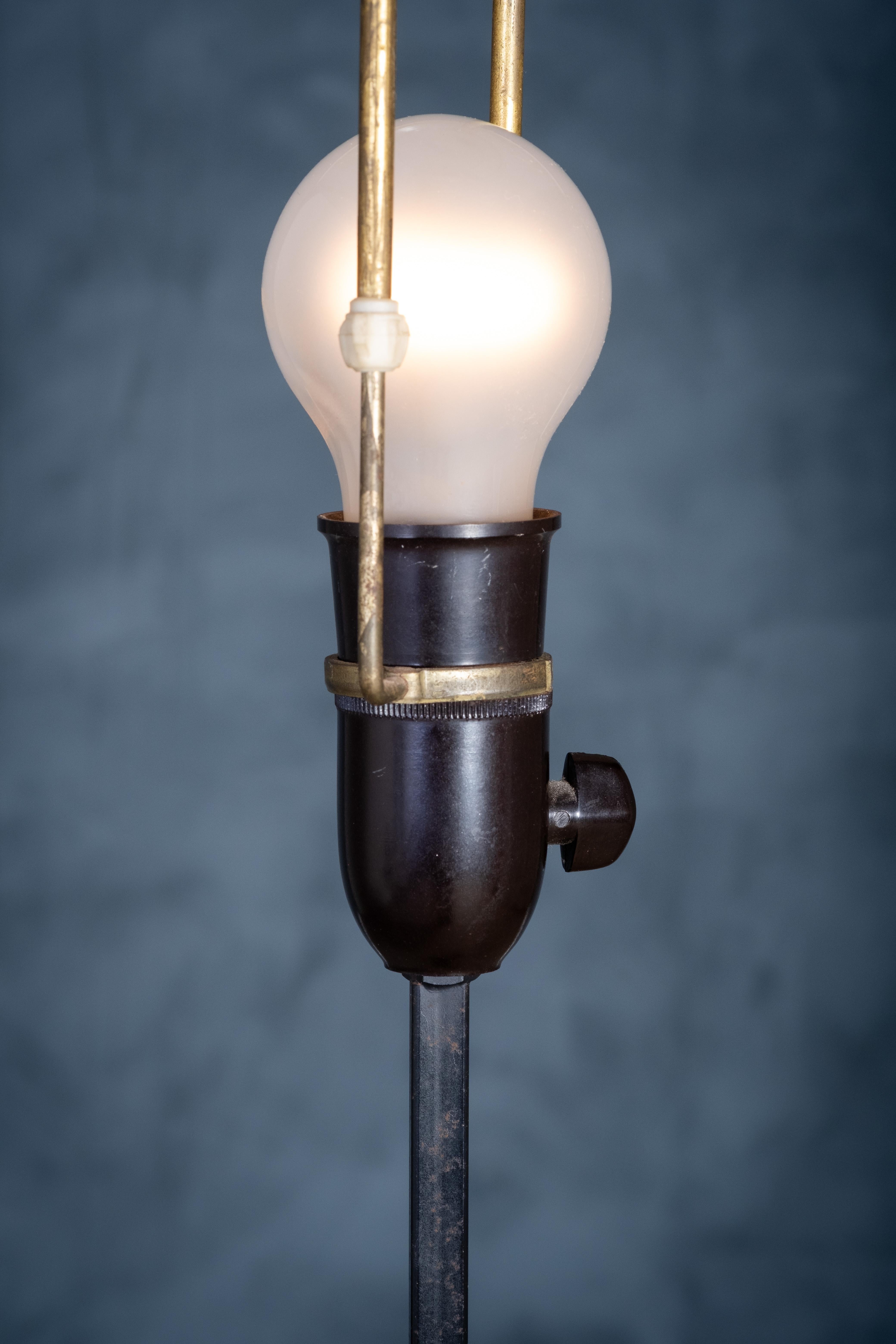 Lámpara de pie de Svend Aage Holm Sørensen para Holm Sørensen & Co, años 50 mediados del siglo XX en venta