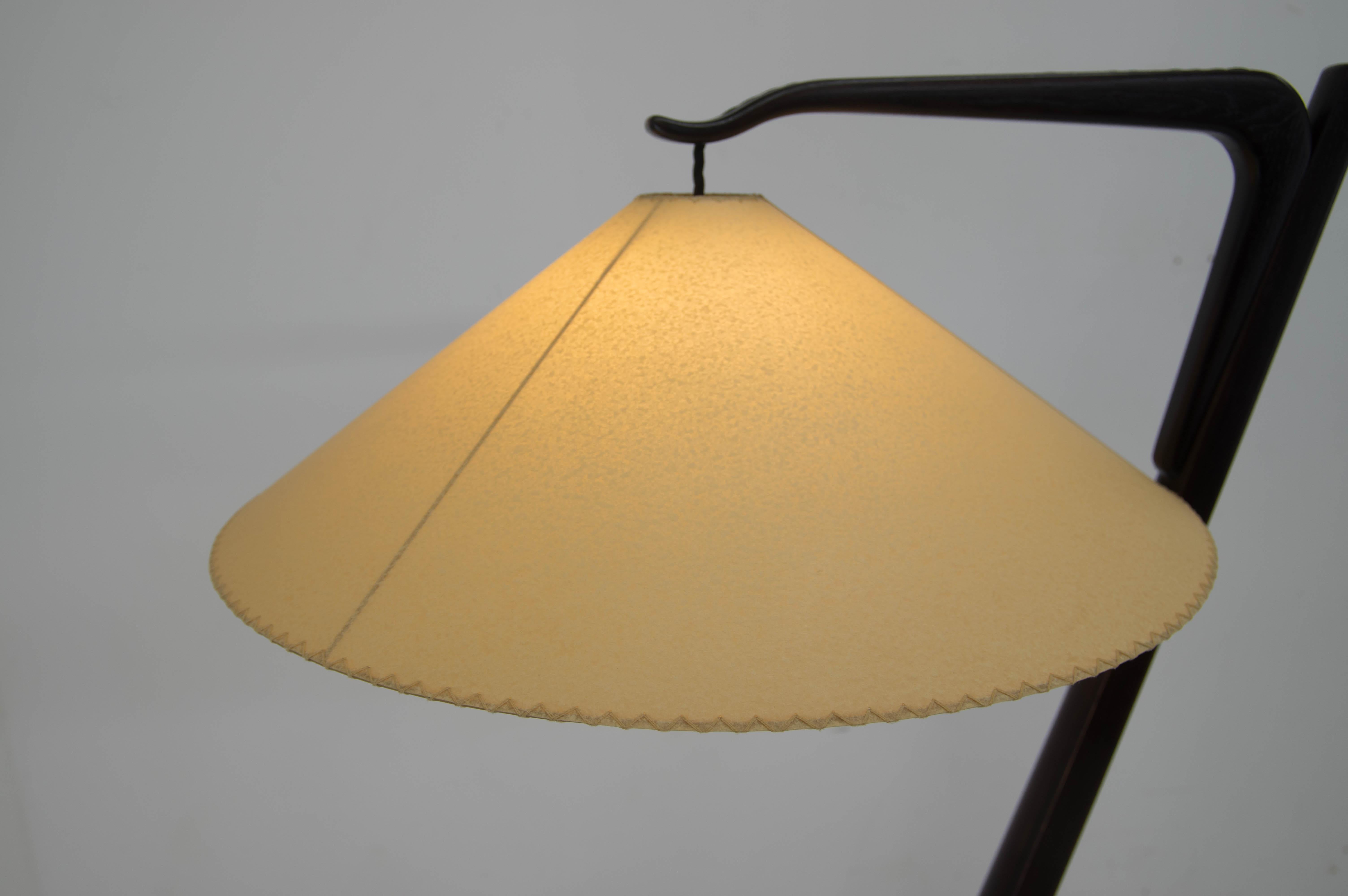 Mid-Century Modern Floor Lamp by ULUV, 1950s, Restored For Sale