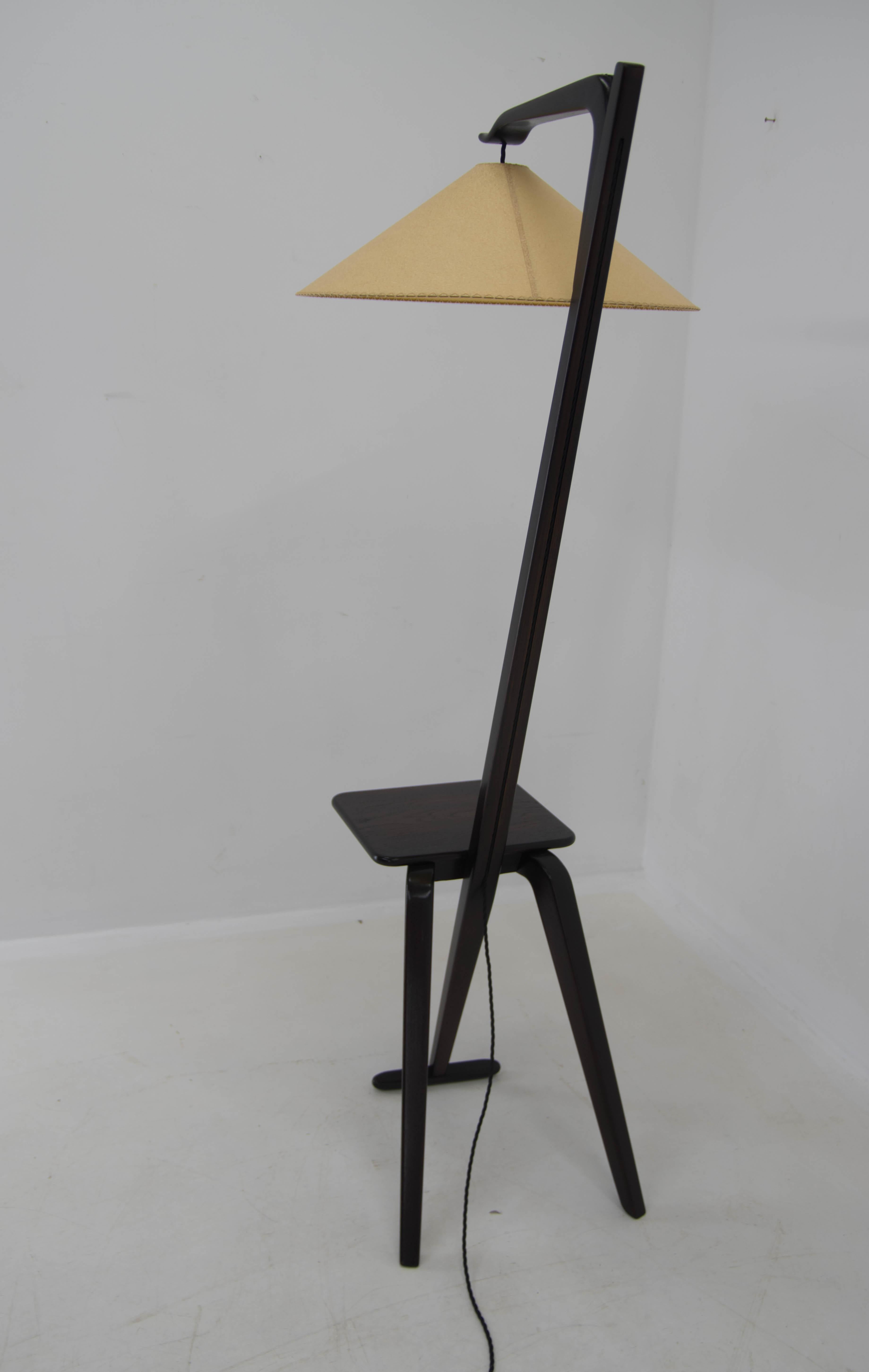 Mid-20th Century Floor Lamp by ULUV, 1950s, Restored For Sale