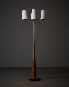 Floor lamp by unknown designer, Sweden, 1940s